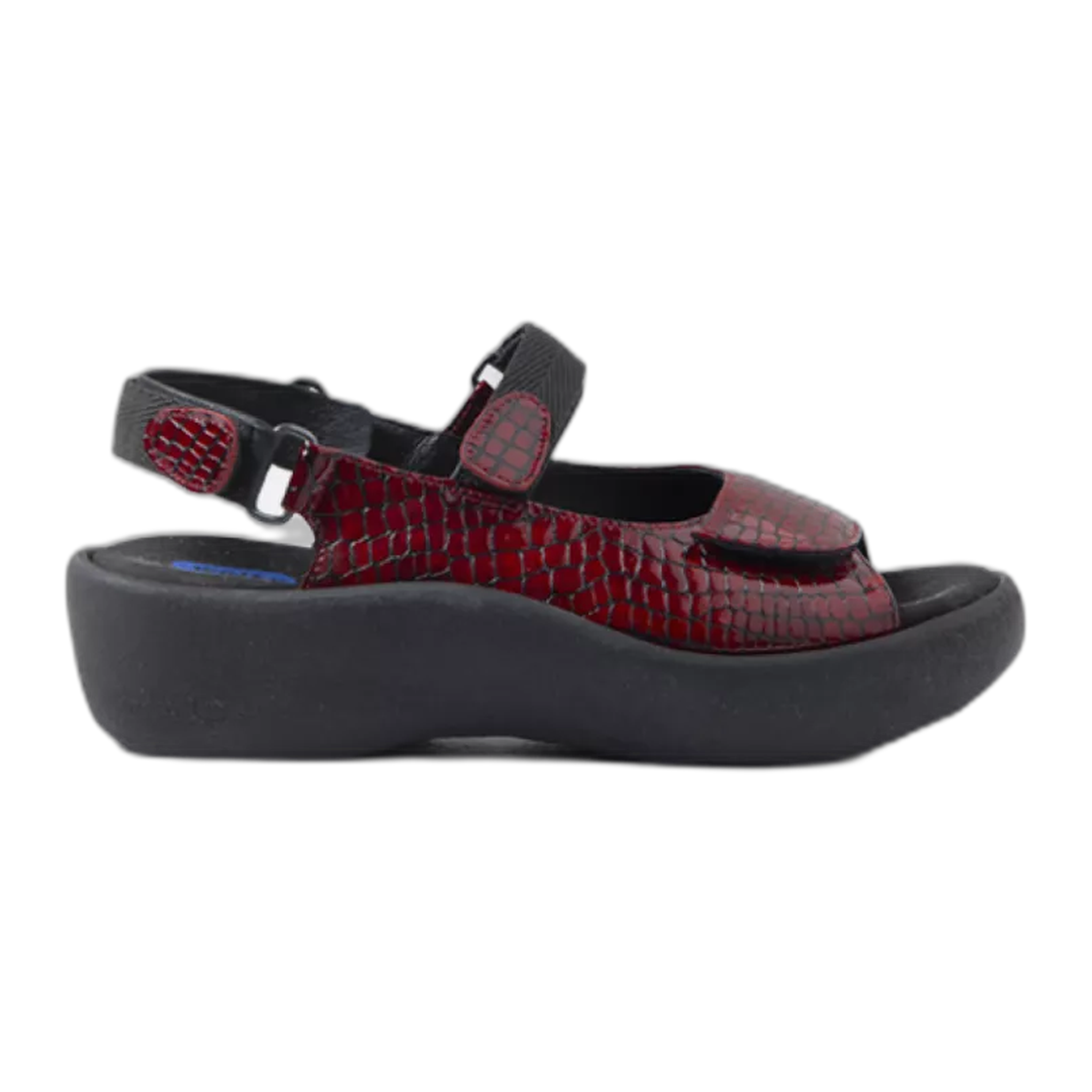 Wolky - Jewel - Red Mini Croco / M / 36