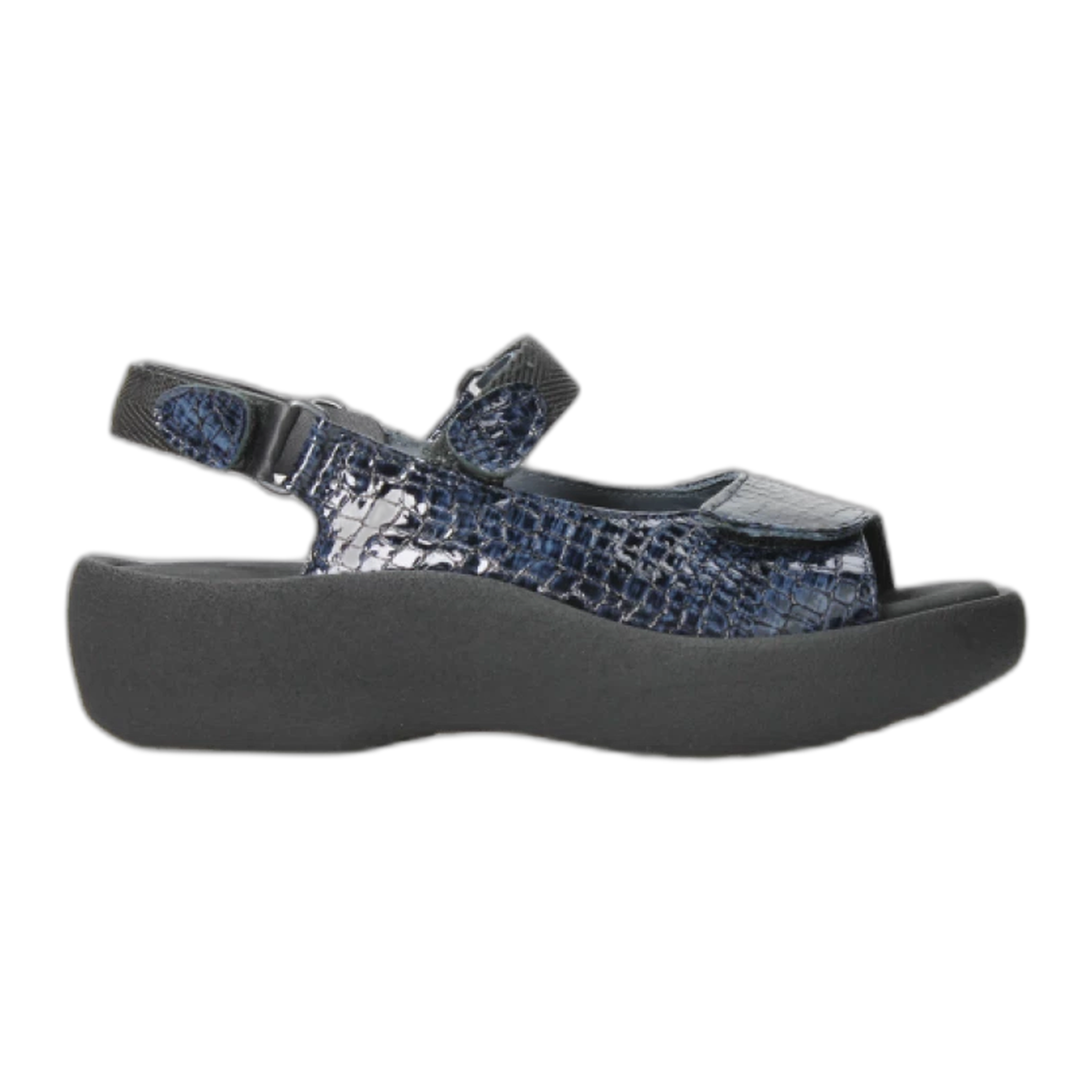 Wolky - Jewel - Blue Mini Croco / M / 38