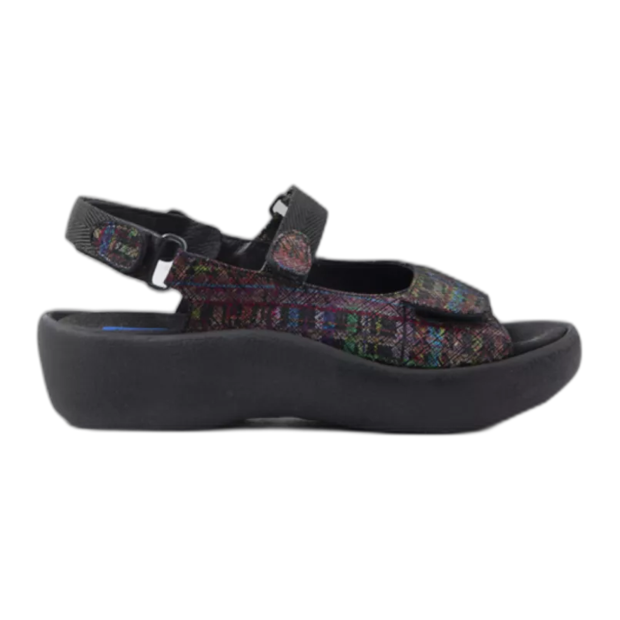 Wolky - Jewel - Black Multi Giza Print / M / 38