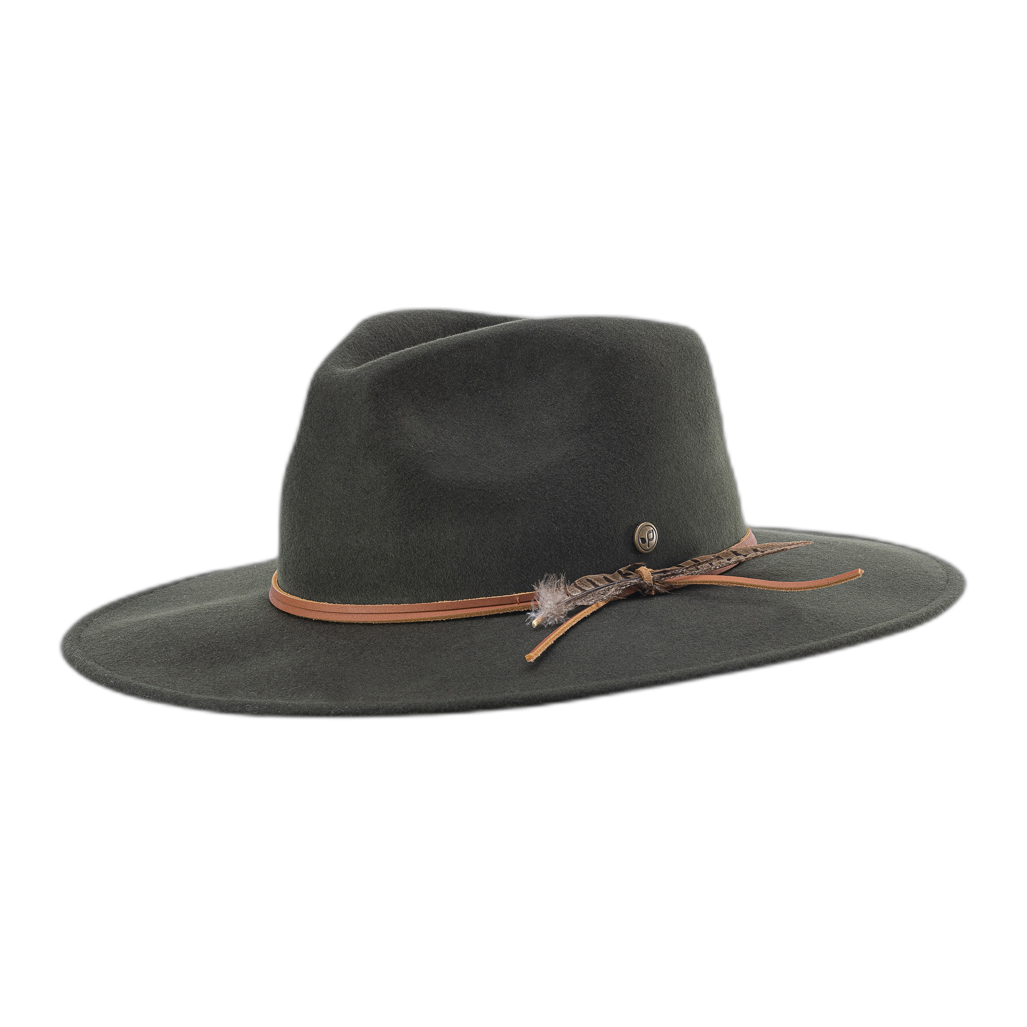 Pistil - Hudson Wide Brim - Olive / ONE SIZE