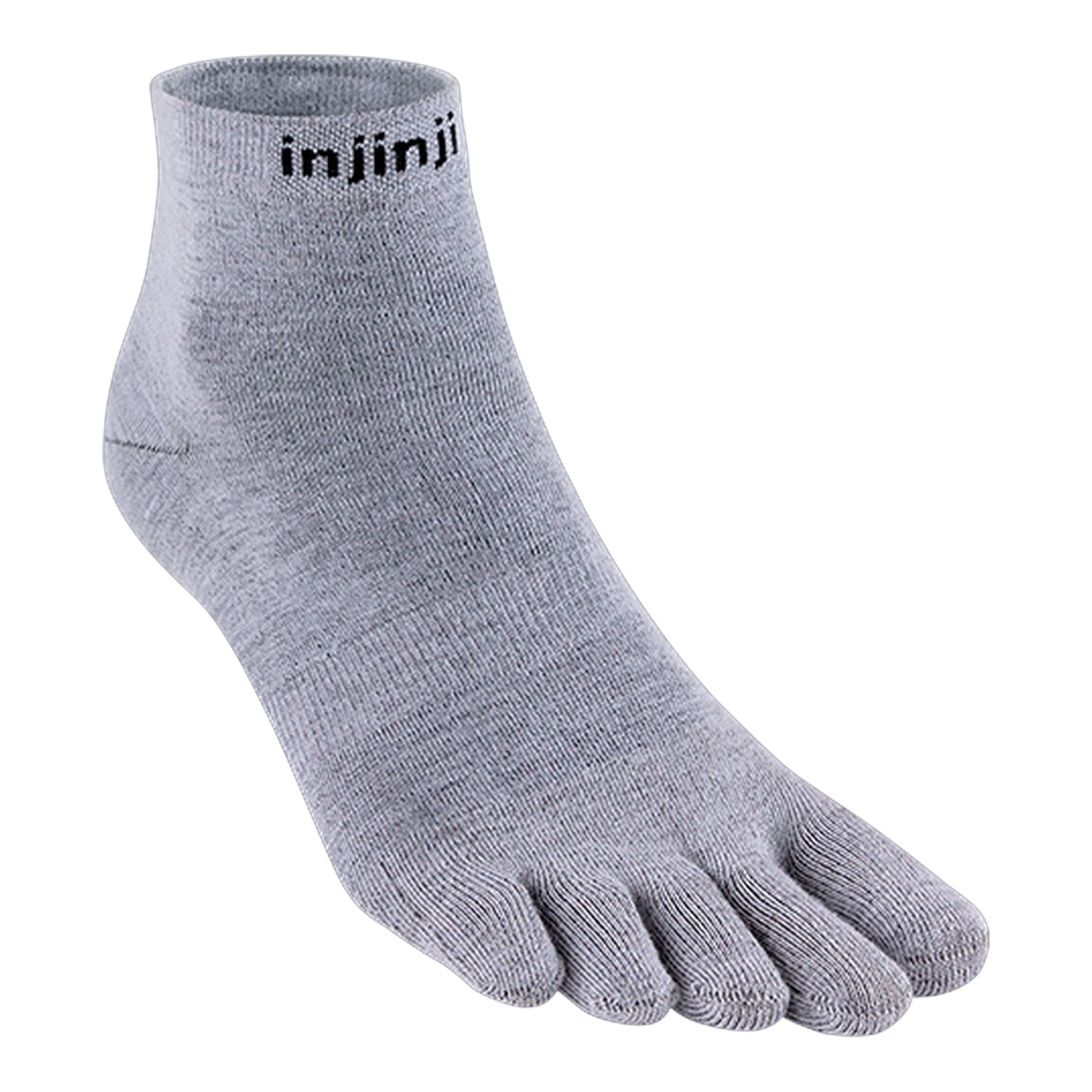 Injinji - Liner Mini-Crew - Heather Gray / L