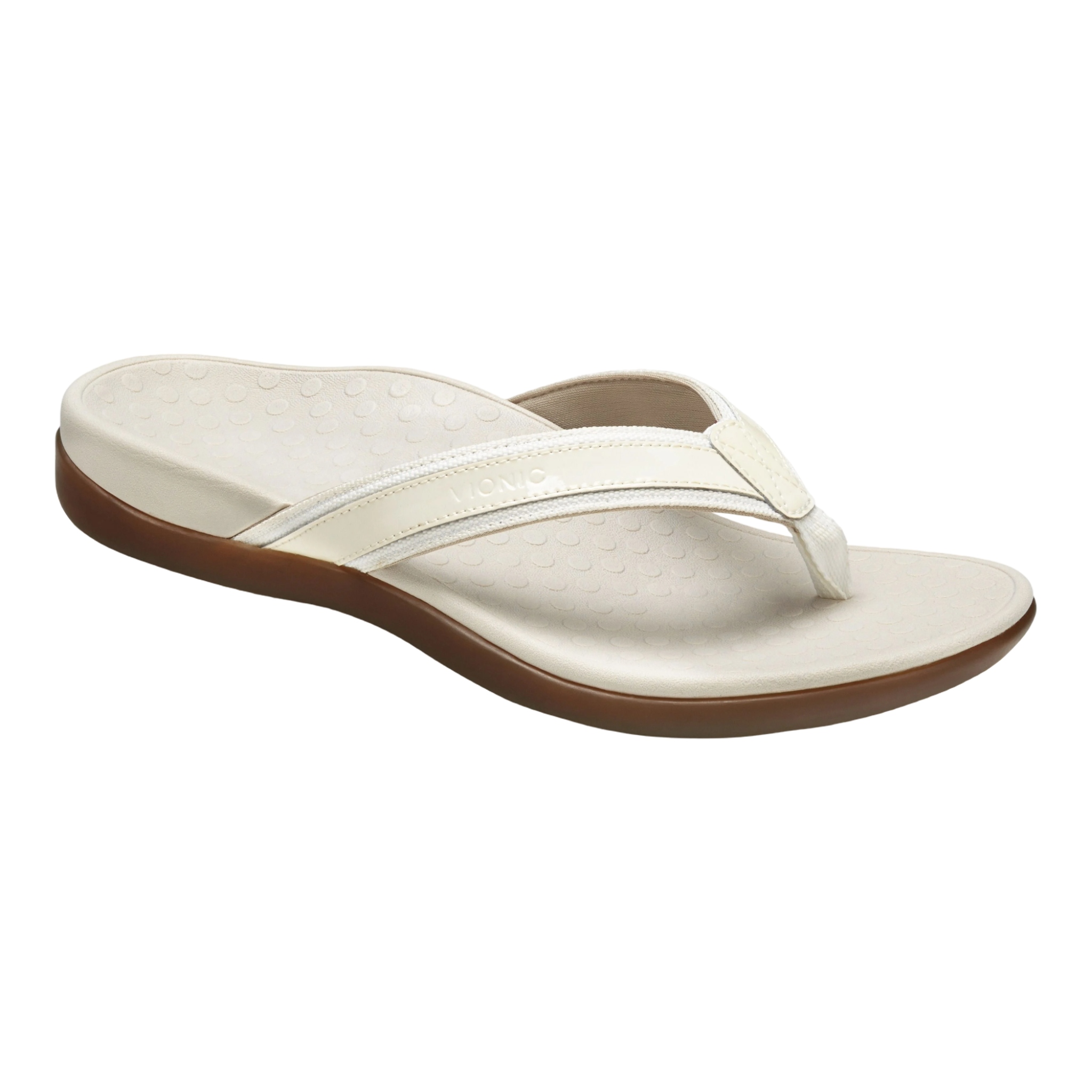Vionic - Tide II Toe Post Sandal - White / M / 6