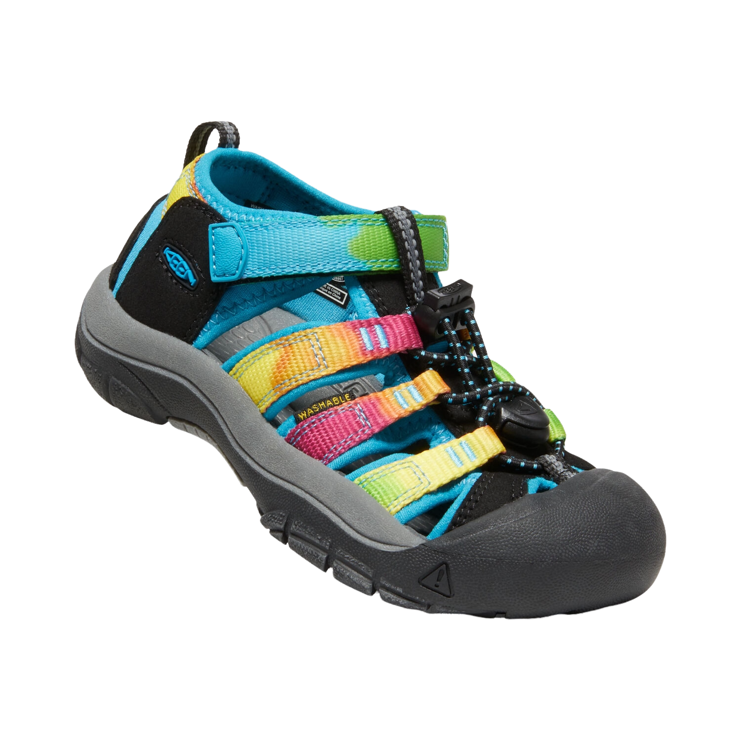 KEEN - Little Kids' Newport H2 - Rainbow Tie Dye / M / 8