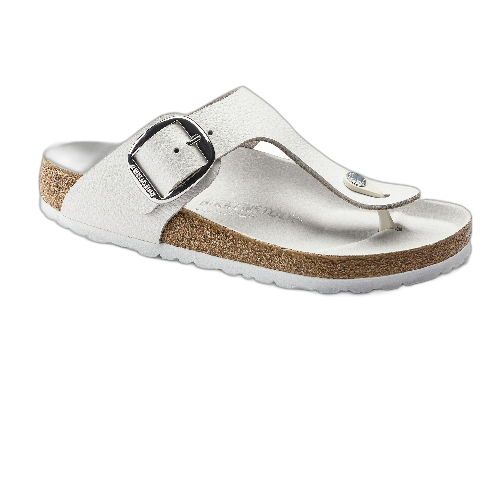 Birkenstock - Gizeh Big Buckle - White Leather / M / 36