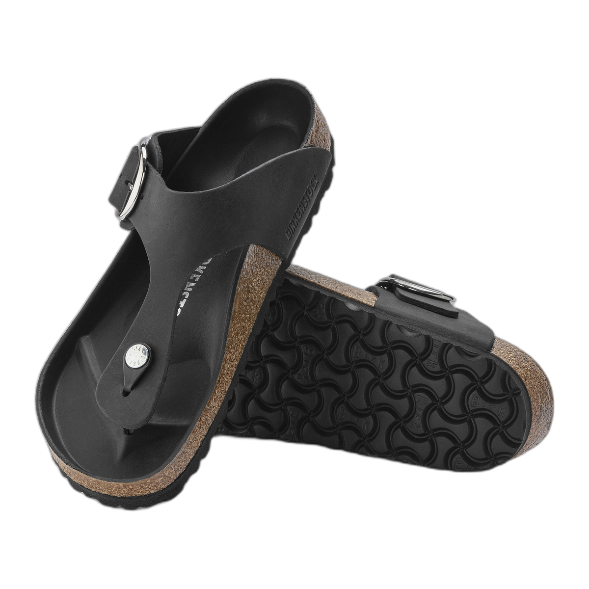 Gizeh Big Buckle Oiled Leather