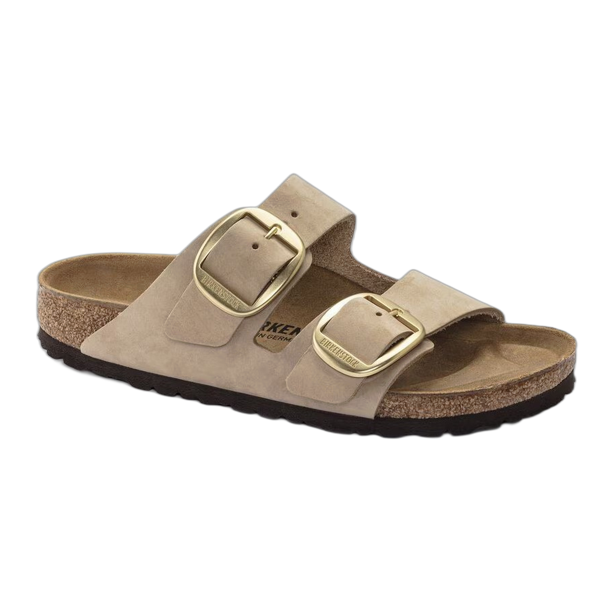 Birkenstock - Arizona Big Buckle Nubuck Leather - Sandcastle Nubuck / M / 36