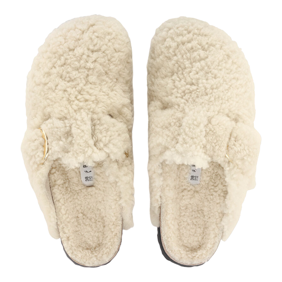 Birkenstock - Boston Big Buckle Shearling Narrow Width