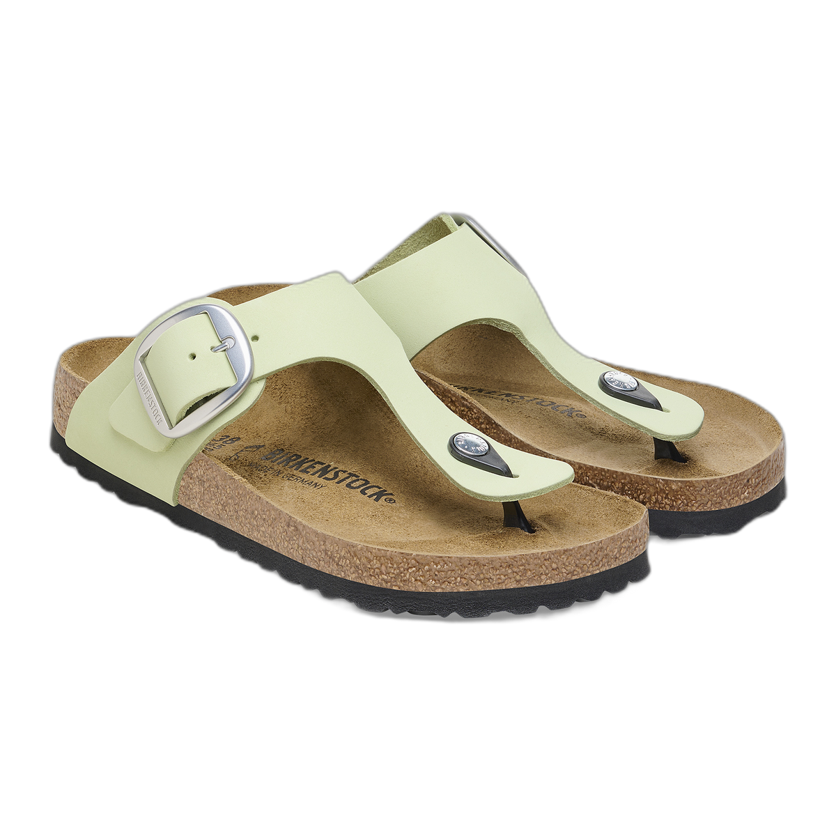 Gizeh Big Buckle Nubuck Leather