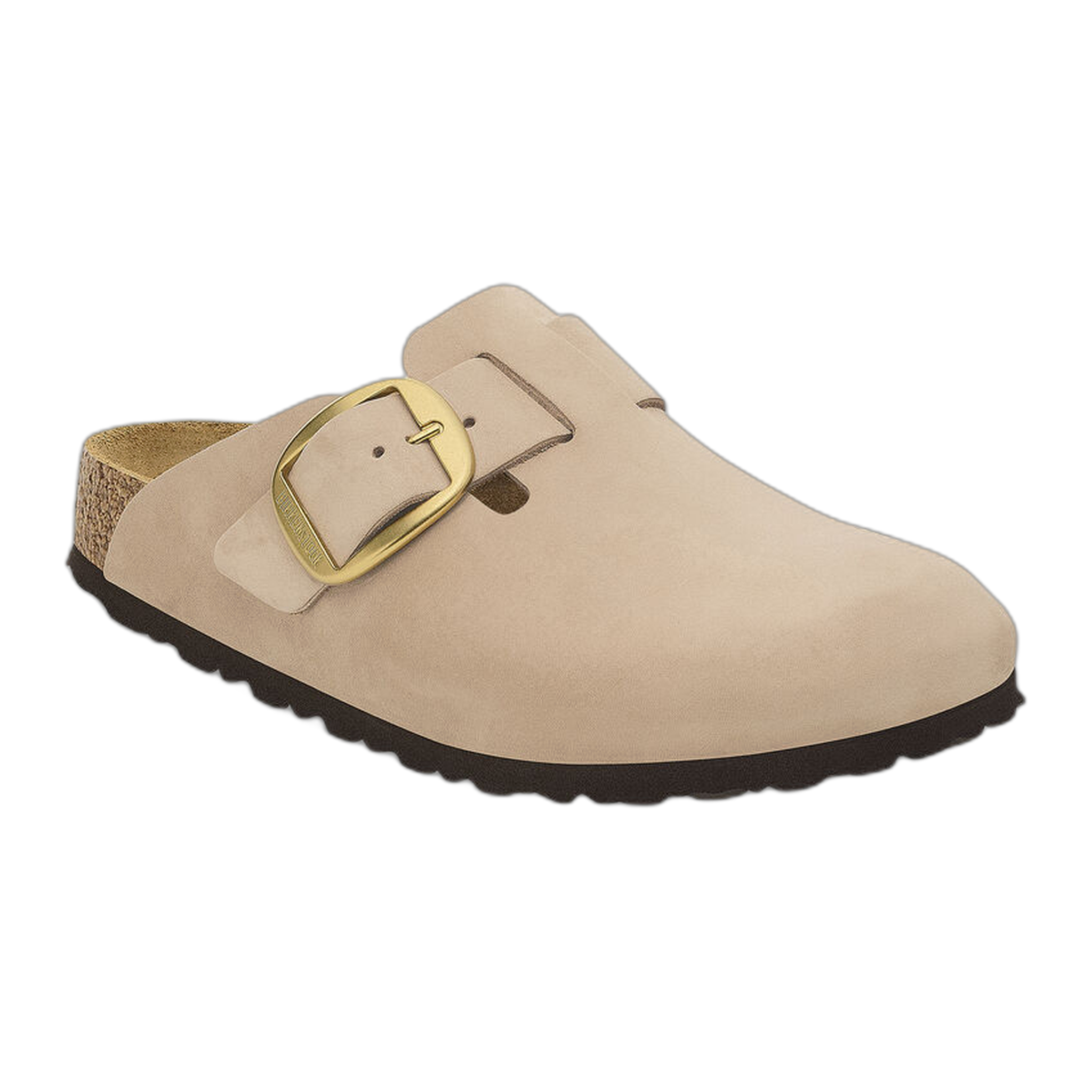 Birkenstock - Boston Big Buckle Nubuck Leather - Sandcastle Nubuck / N / 36