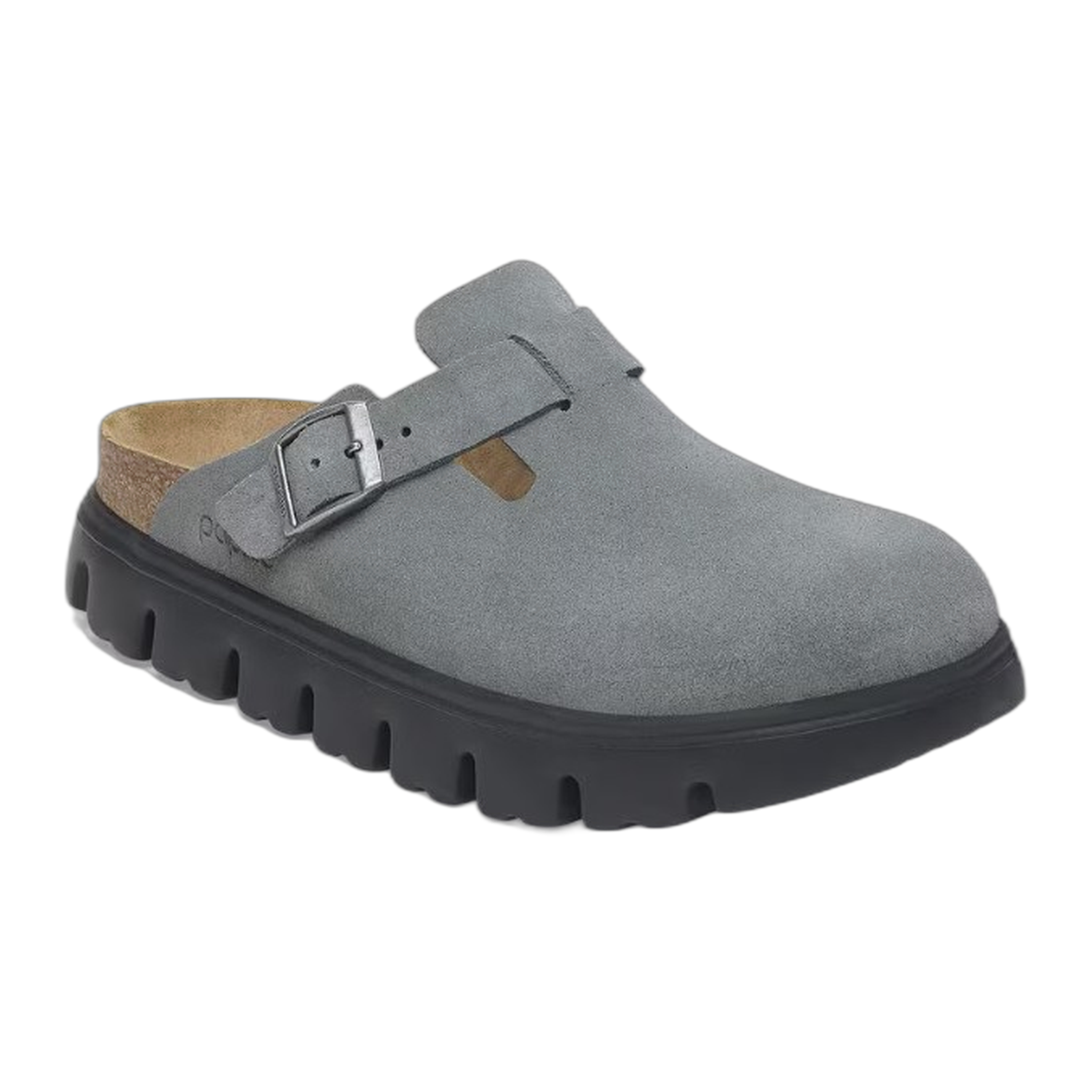 Birkenstock - Boston Chunky Suede Leather - Basalt Gray / M / 36
