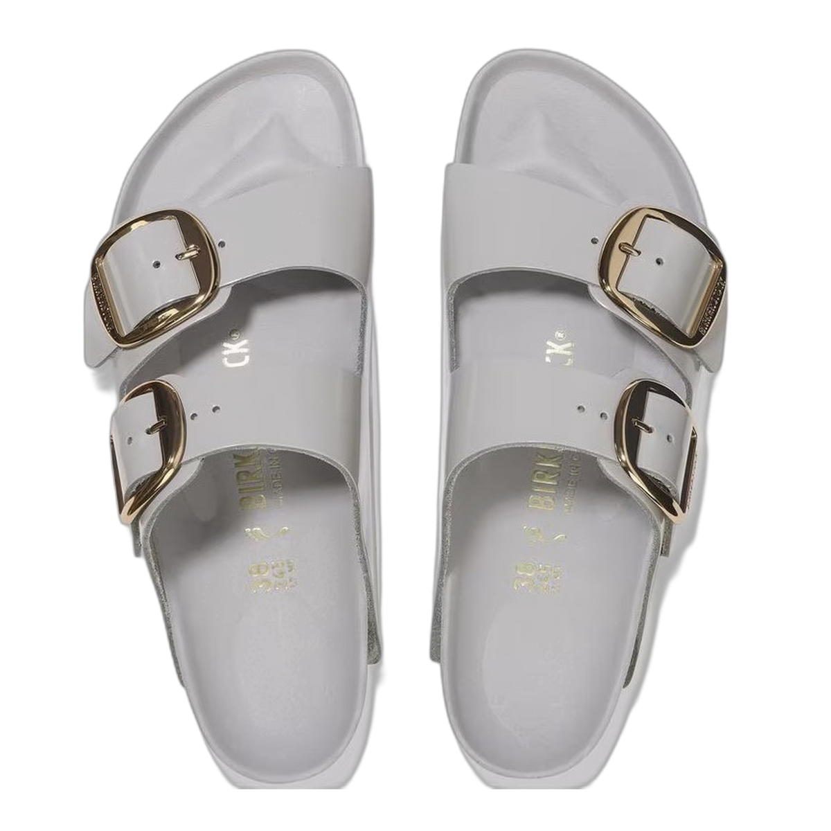 Arizona Big Buckle Natural Leather Patent