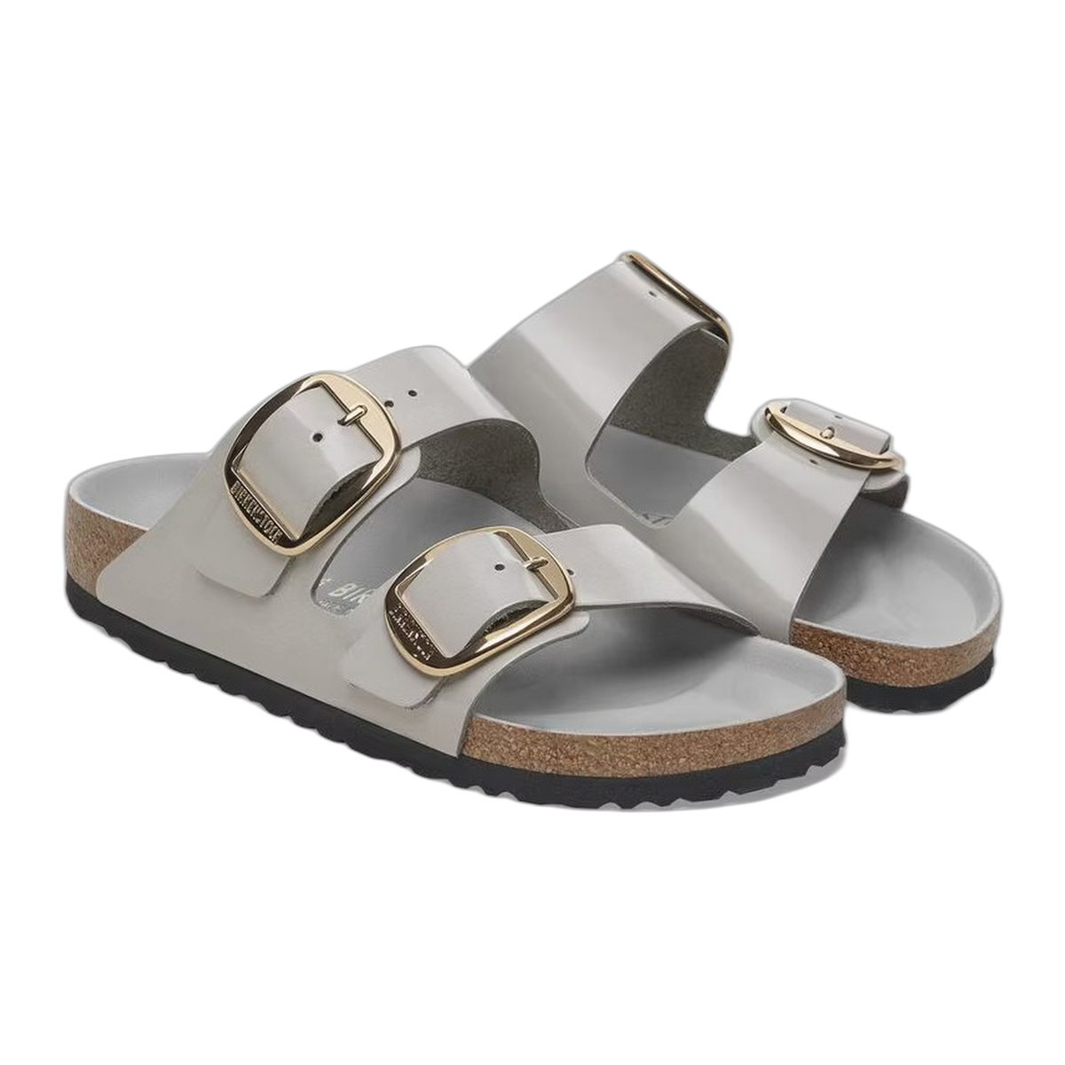 Arizona Big Buckle Natural Leather Patent