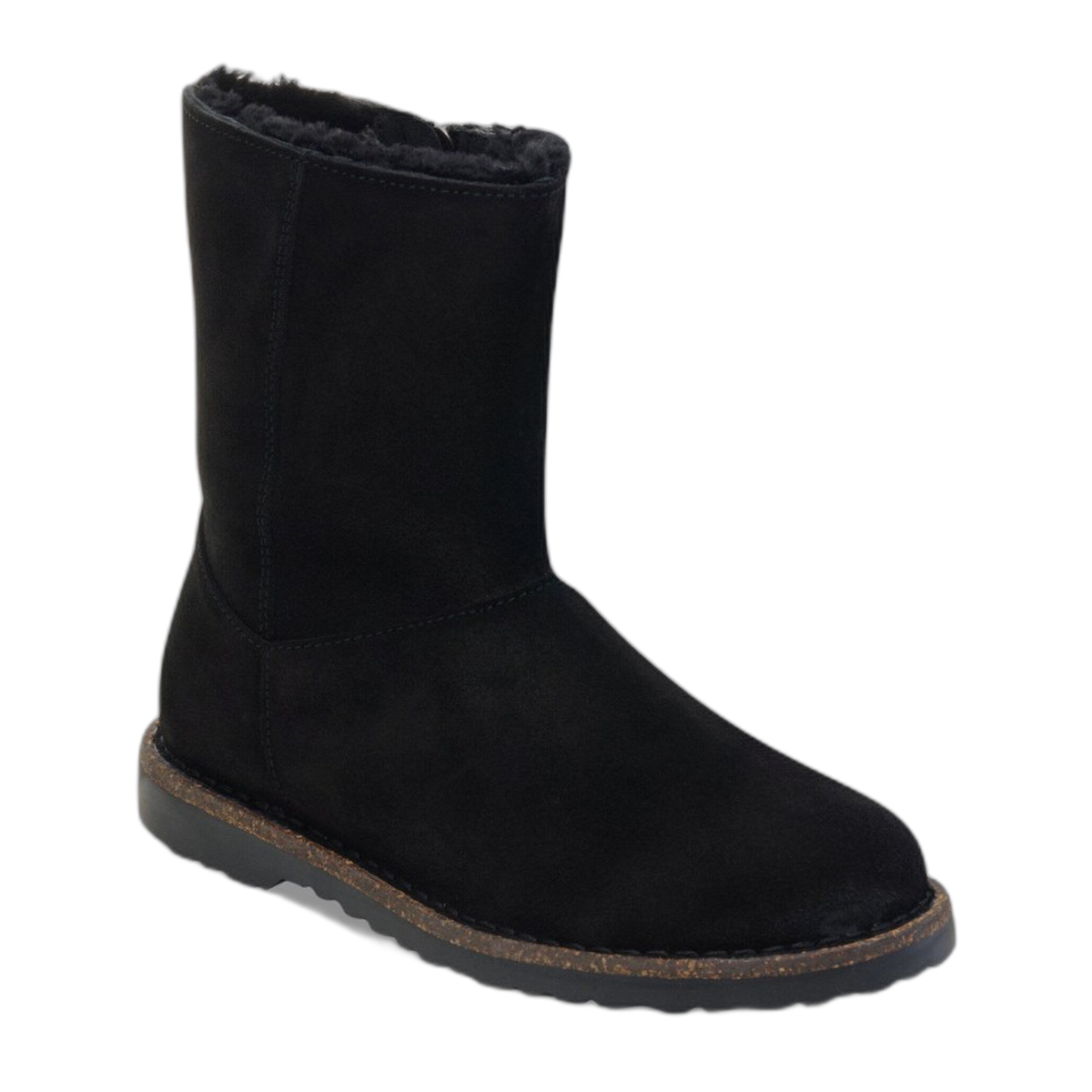 Uppsala Zip Shearling Suede Leather