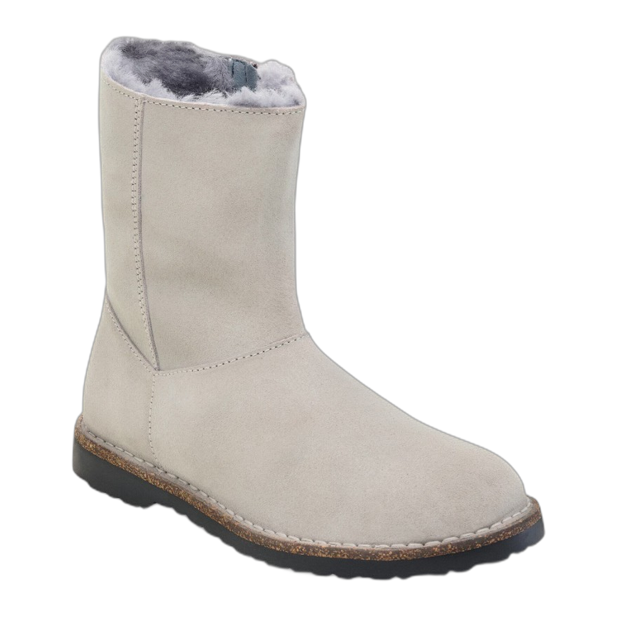 Uppsala Zip Shearling Suede Leather