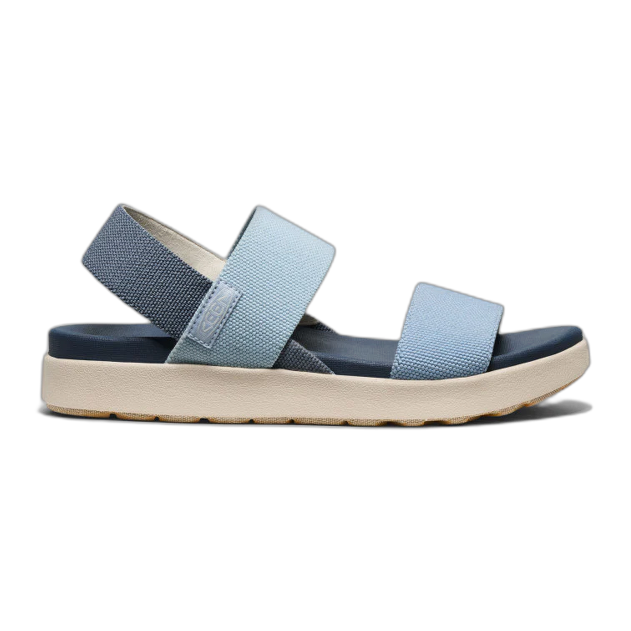 KEEN - Women's Elle Backstrap Sandal - Faded Denim/Skyway / M / 7.5