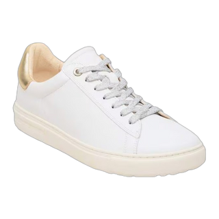 Women's Bend Low Leather - White/Metallic Gold / N / 36