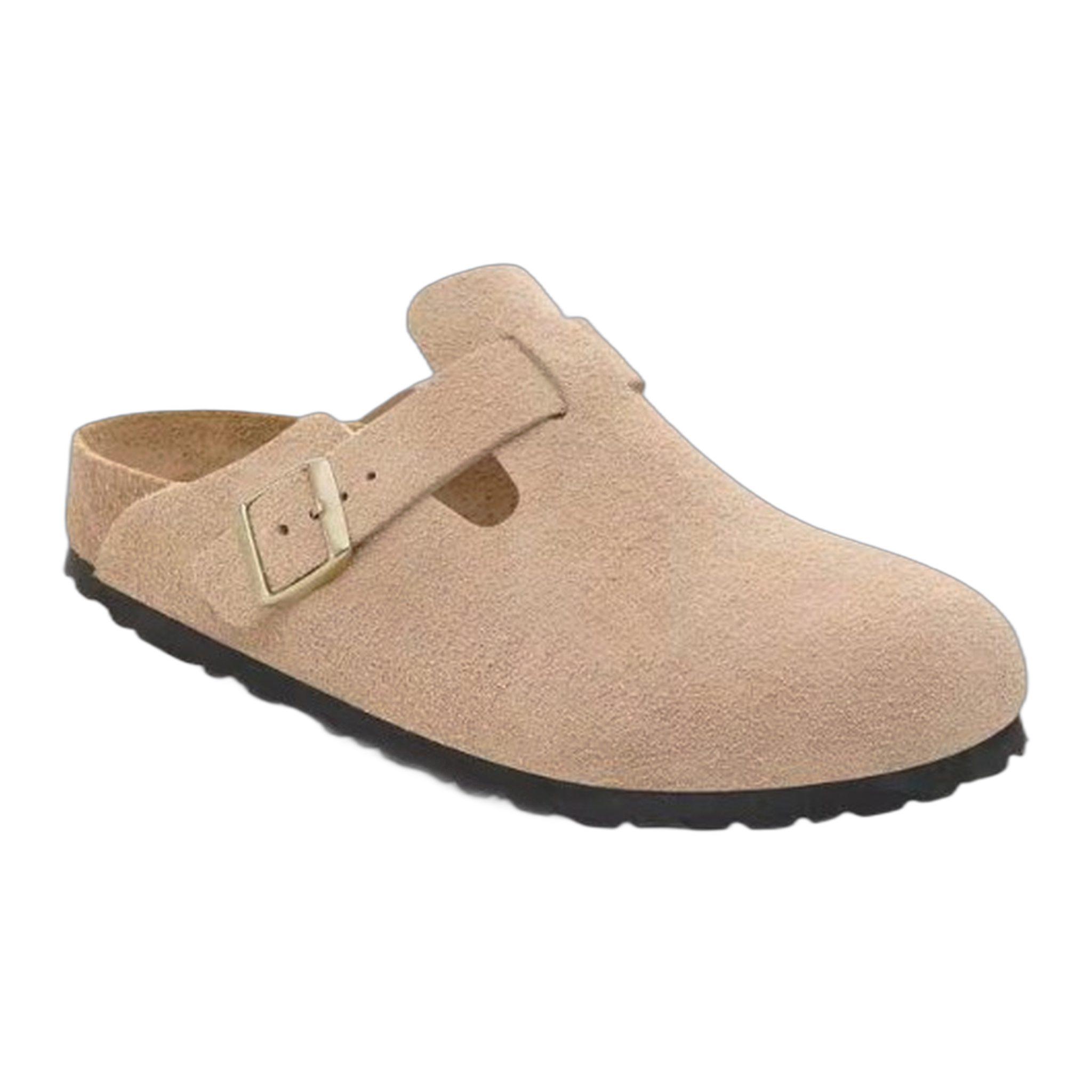 Birkenstock - Boston Suede Leather - Sandcastle Suede / N / 36