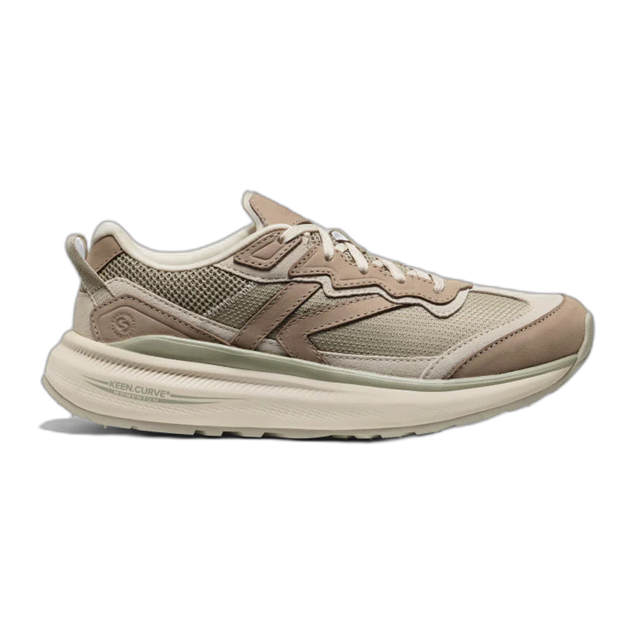 KEEN - Women's WK500 Leather Walking Shoe - Abbey Stone/Birch / M / 7