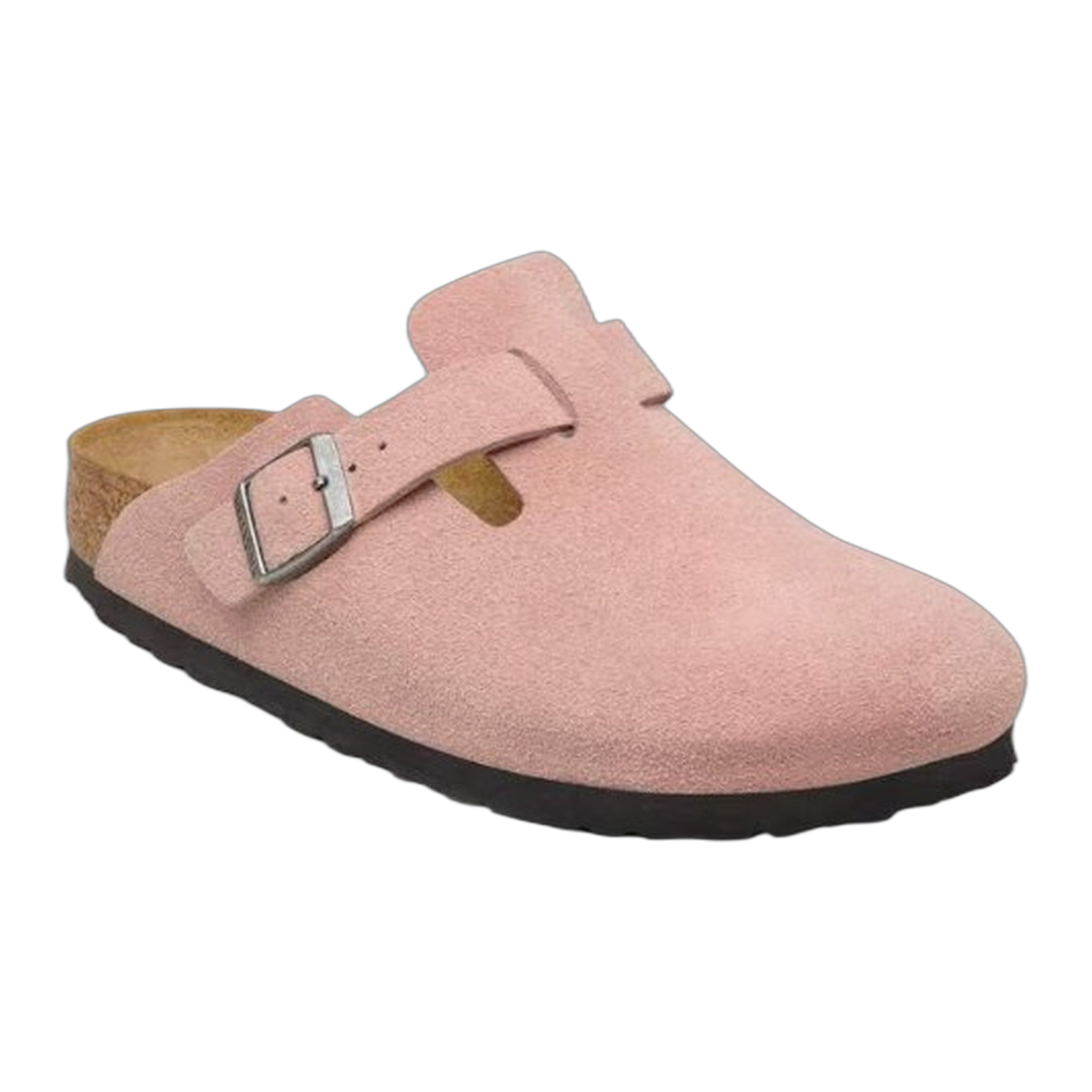 Birkenstock - Boston  Suede Leather - Pink Clay Suede / N / 36