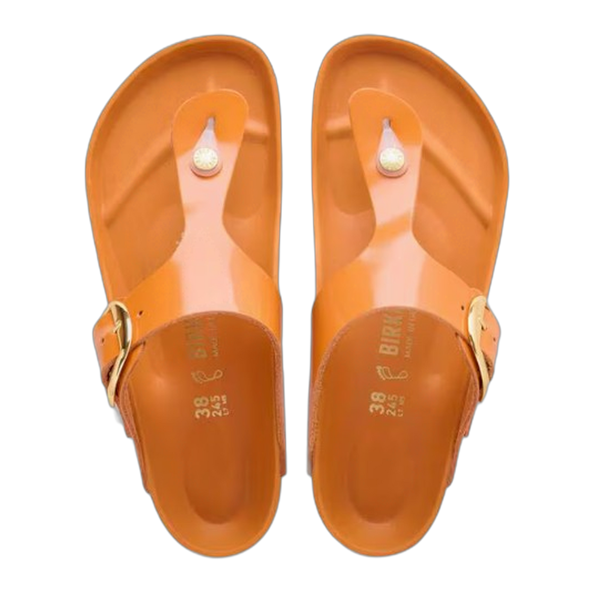 Gizeh Big Buckle Natural Leather Patent