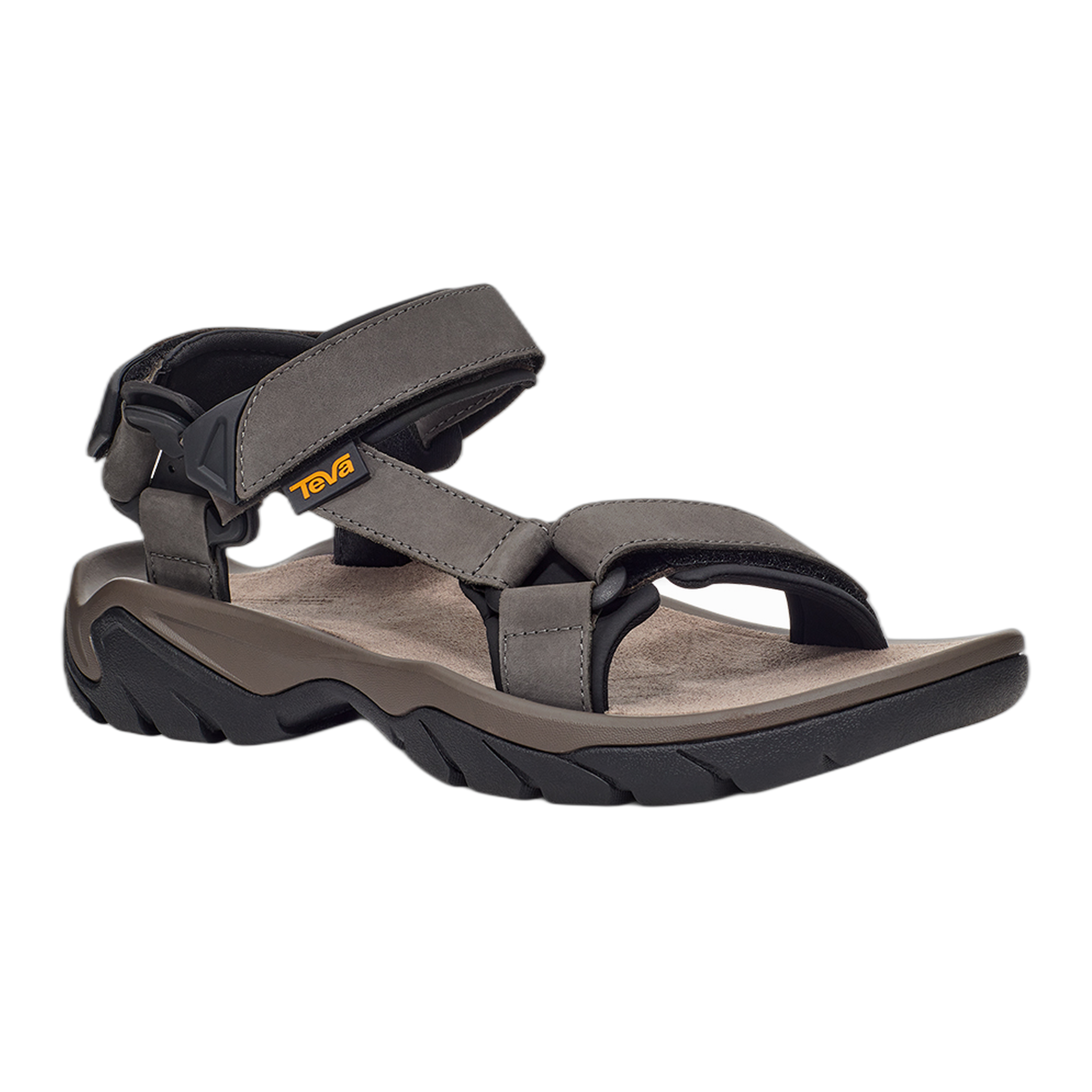 Teva - Men's Terra Fi 5 Universal Leather Hiking Sandal - Dark Gull Grey / M / 9