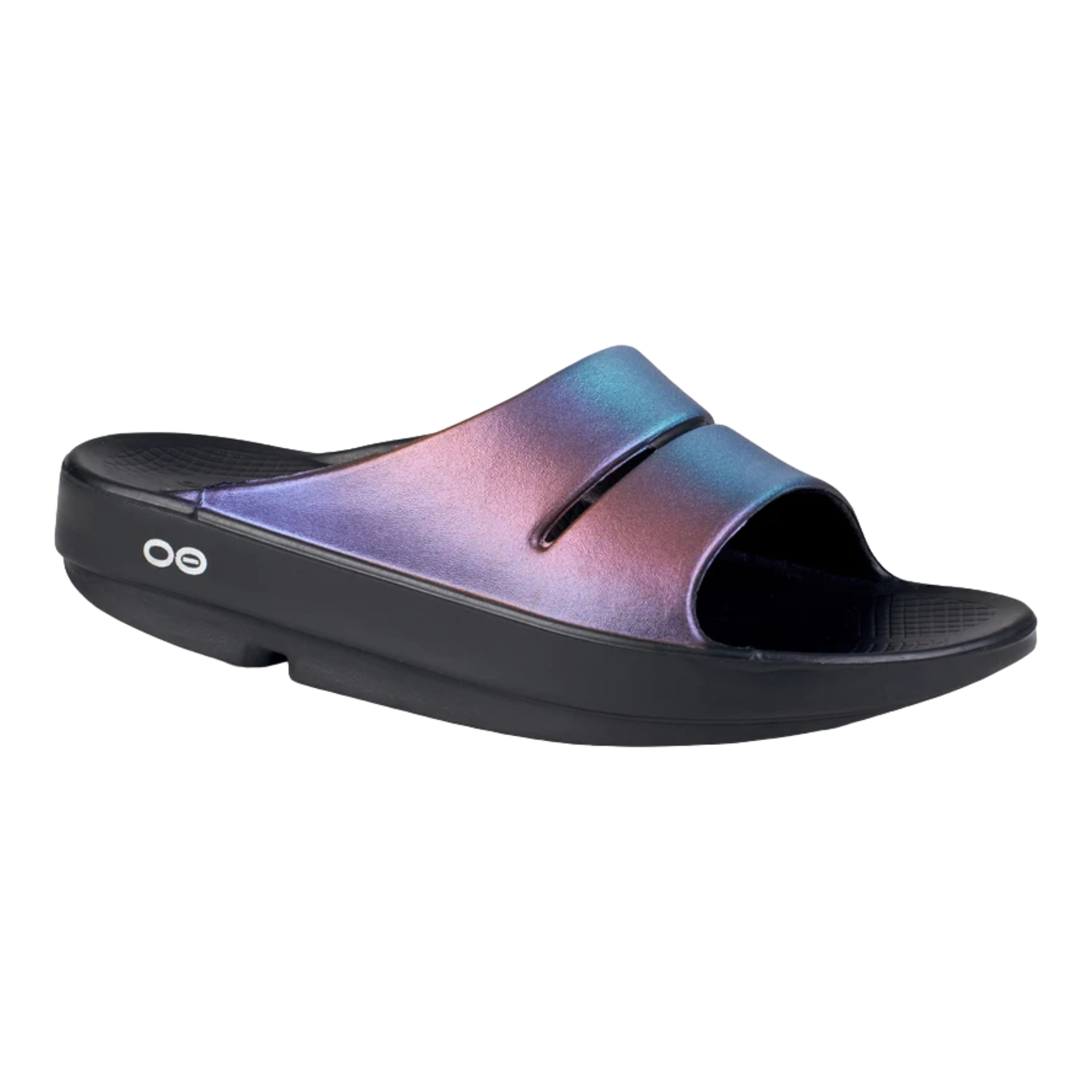 OOFOS - OOahh Luxe Slide - Midnight Spectre / M / 11
