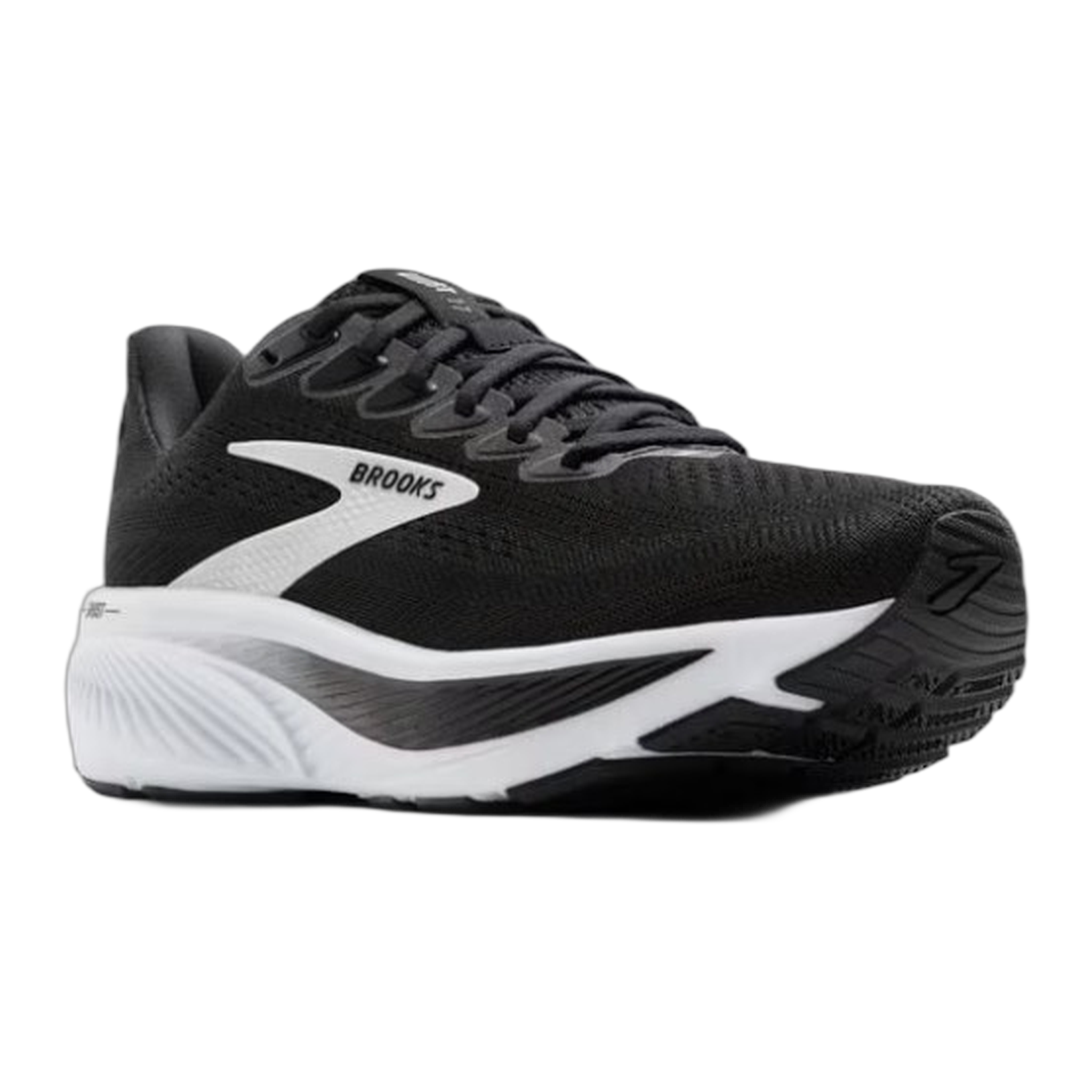 Brooks - Men's Ghost 17 - Black/Grey/White / M / 8