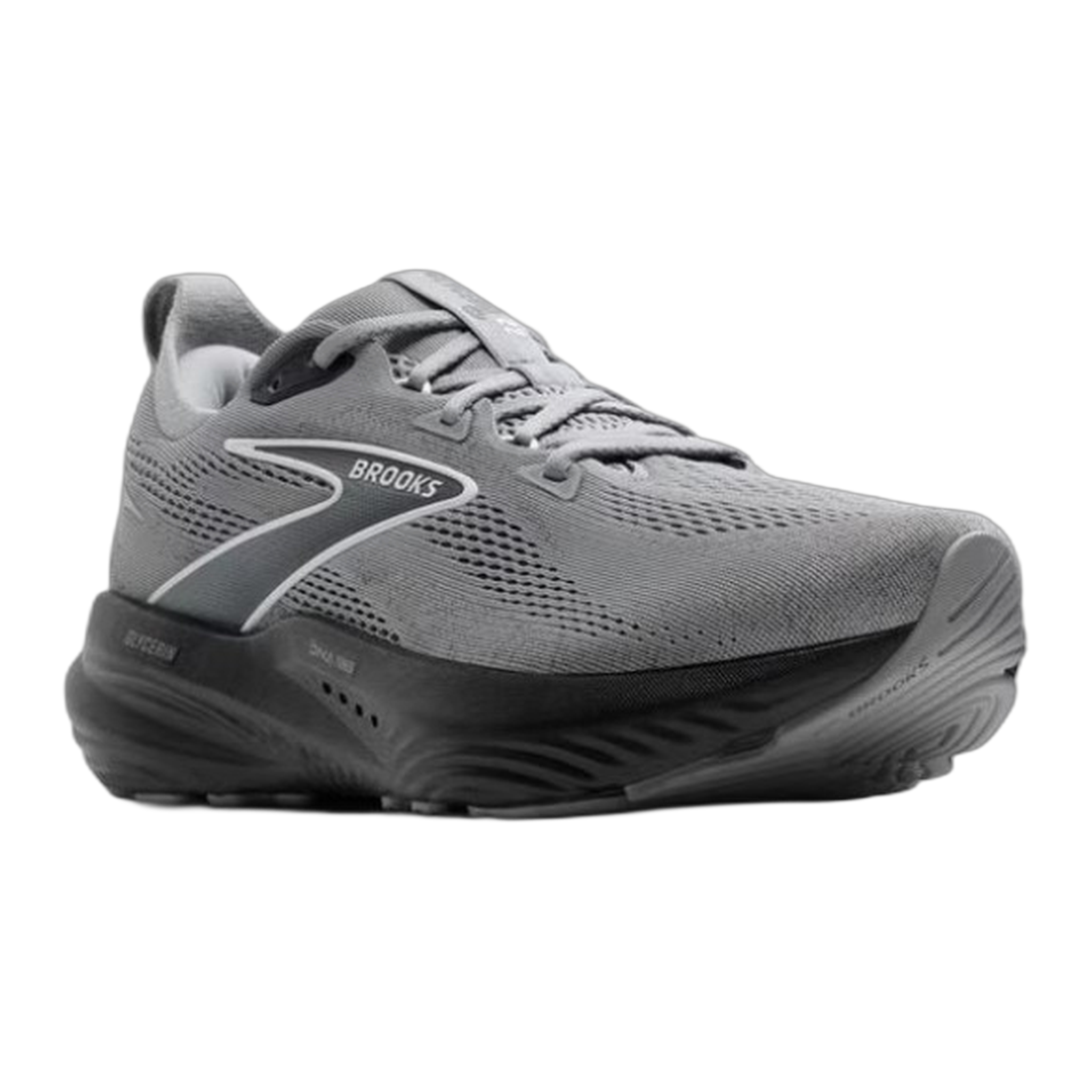 Brooks - Men's Glycerin 22 - Primer Grey/Ebony/Bluewash / M / 8