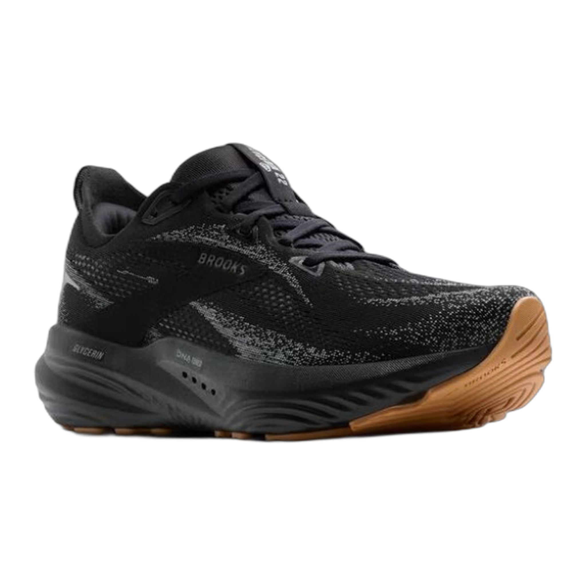 Brooks - Men's Glycerin 22 - Black/Primer Gray/Biscuit / M / 9