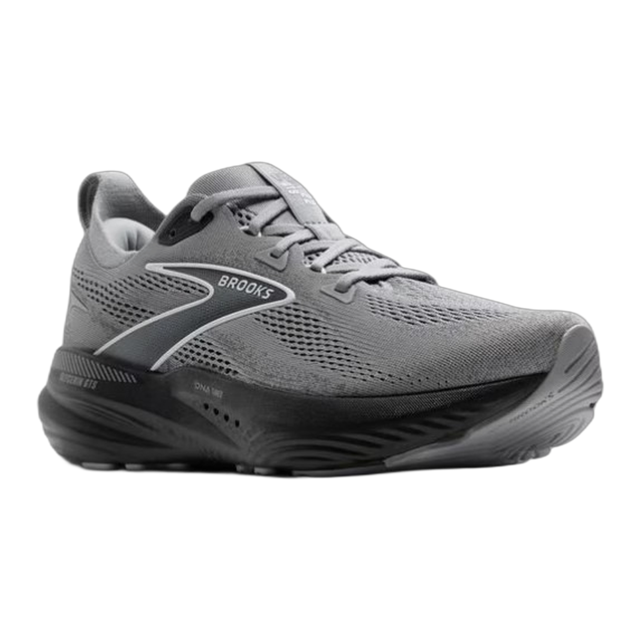 Brooks - Men's Glycerin GTS 22 - Primer Gray/Ebony/Bluewash / M / 8