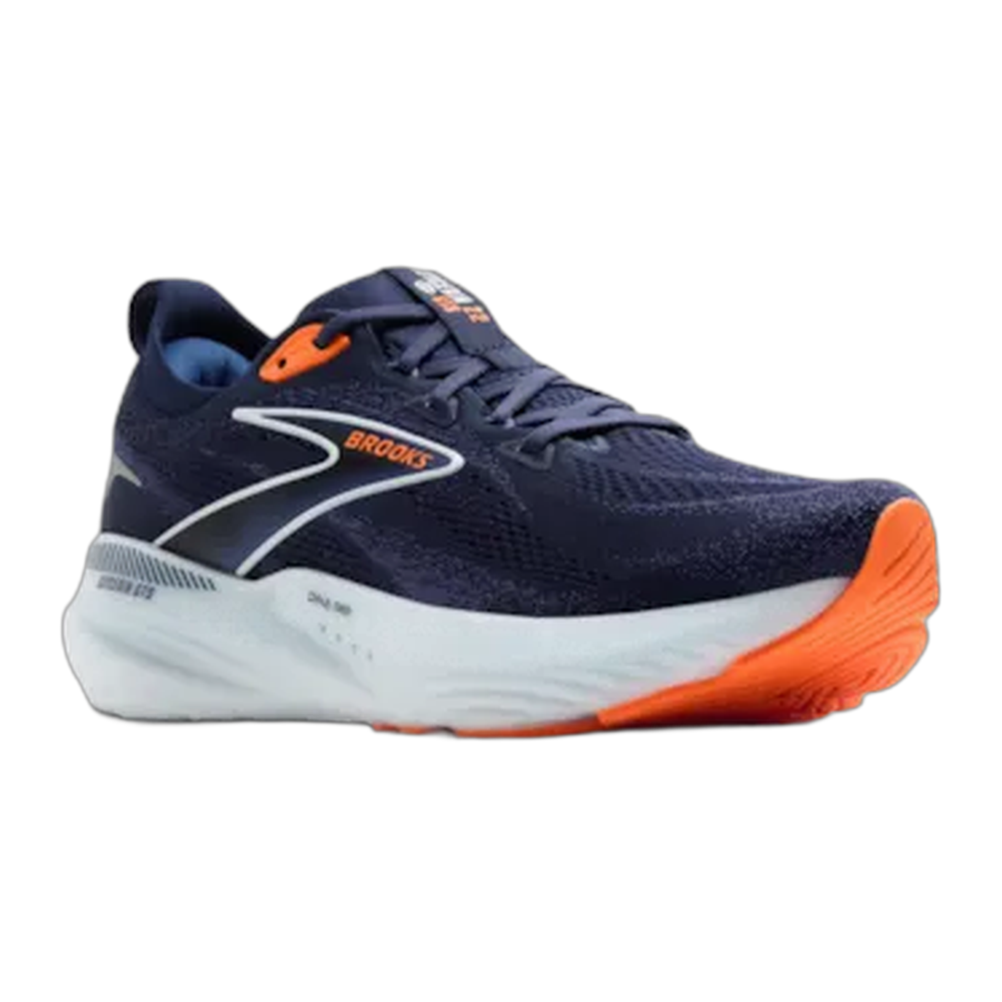 Brooks - Men's Glycerin GTS 22 - Peacoat/Blue Ribbon/Orange / M / 9