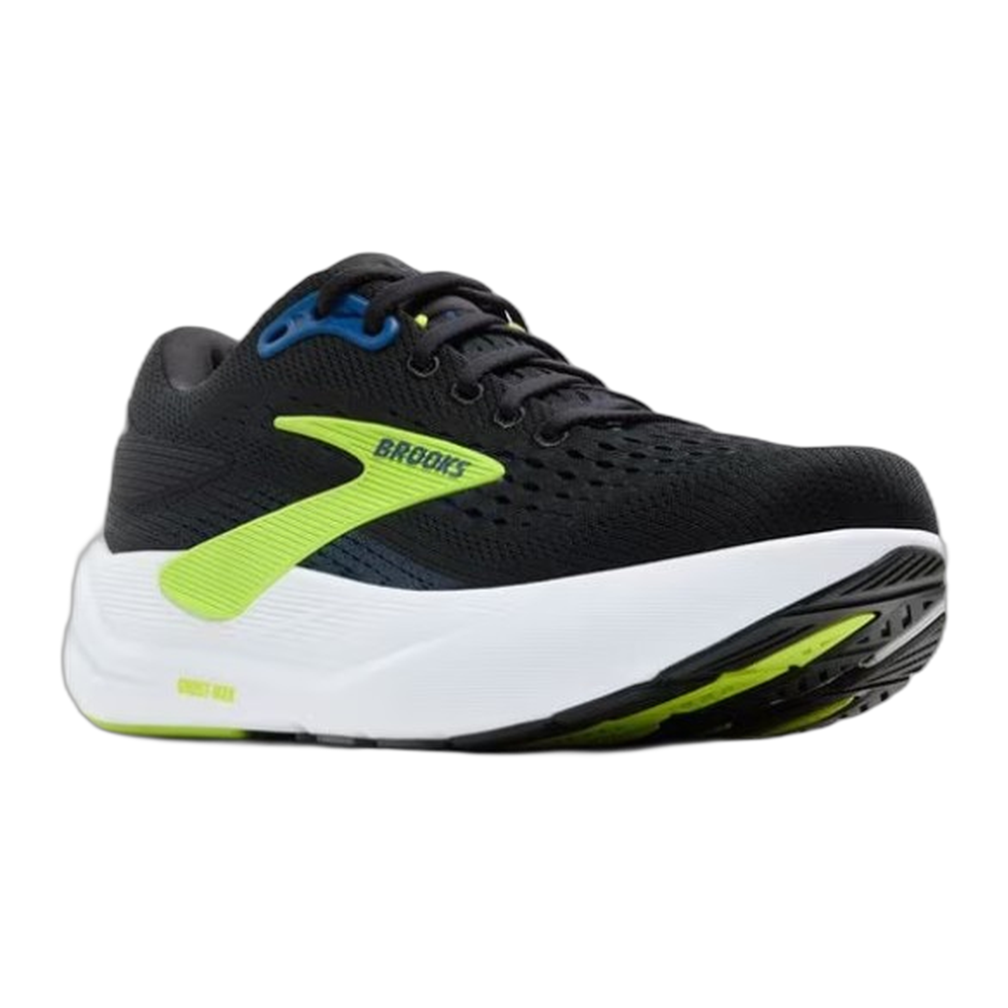 Brooks - Men's Ghost Max 3 - Black/Navy/Acid Lime / M / 8.5