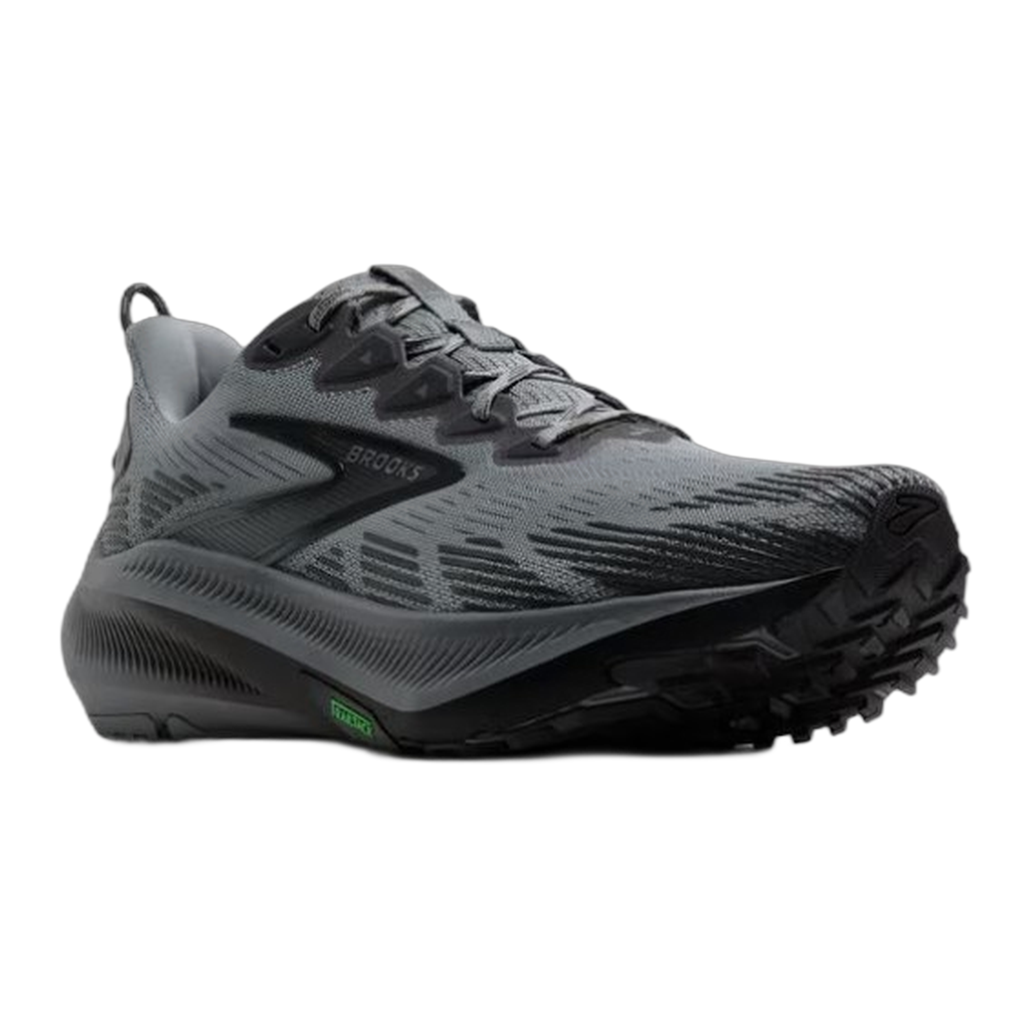 Brooks - Men's Ghost Trail - Gray/Gray/Blackened Pearl / M / 8.5