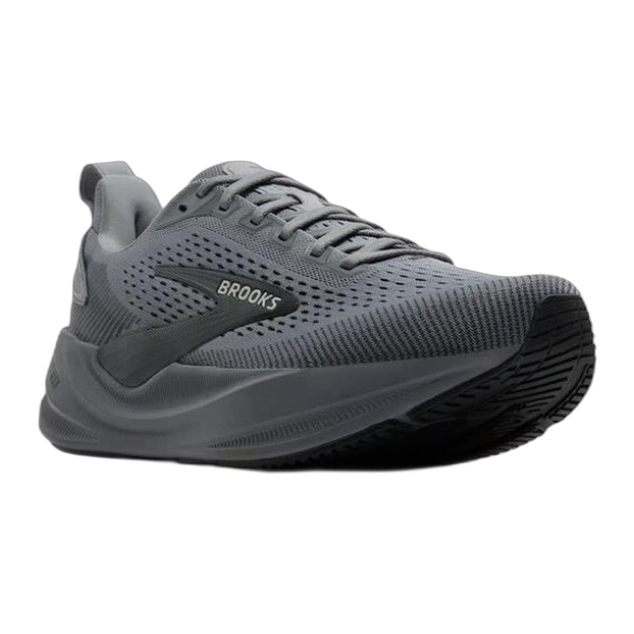 Brooks - Men's Ghost Max 4 - Grey/Grey/Ebony / M / 9