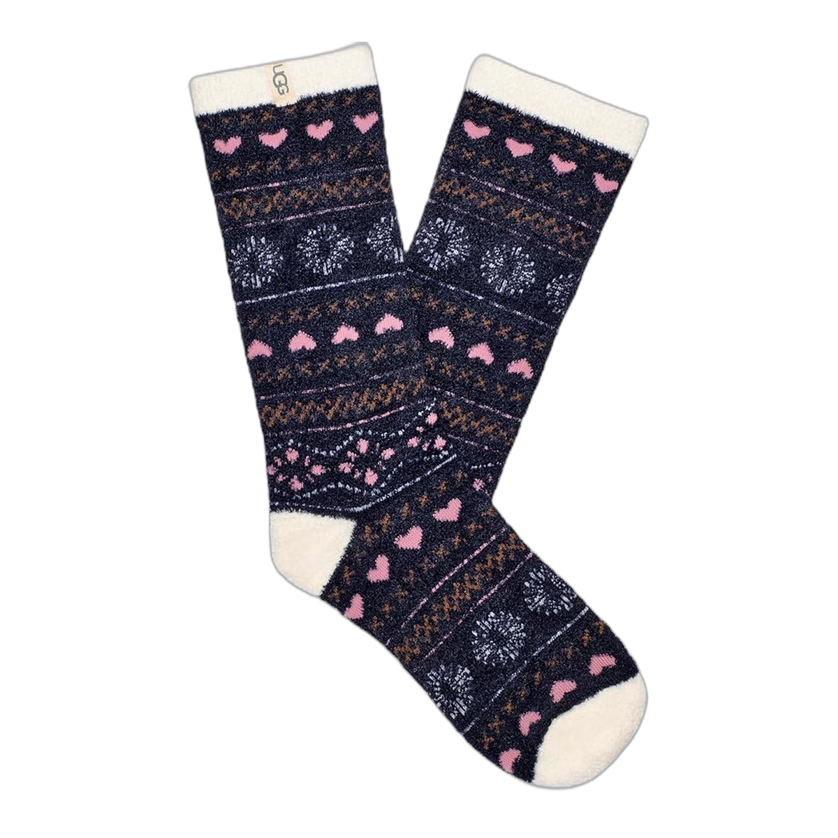 Leslie Graphic Crew Sock