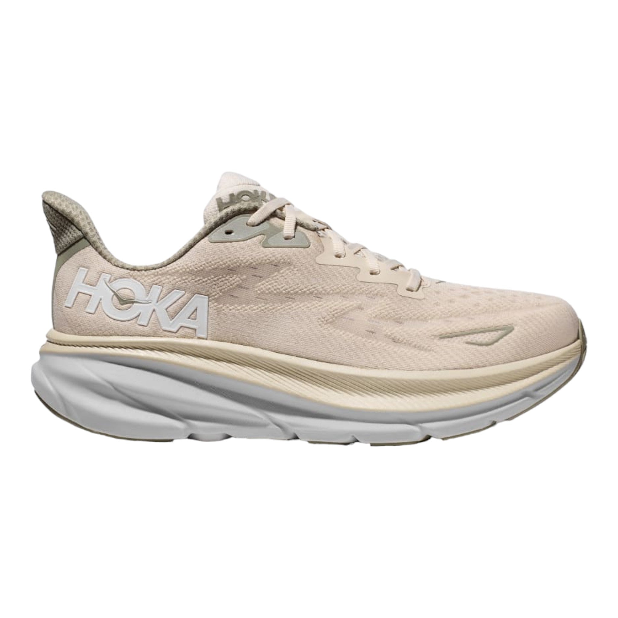 HOKA - Men's Clifton 9 - Oat Milk / Barley / M / 14