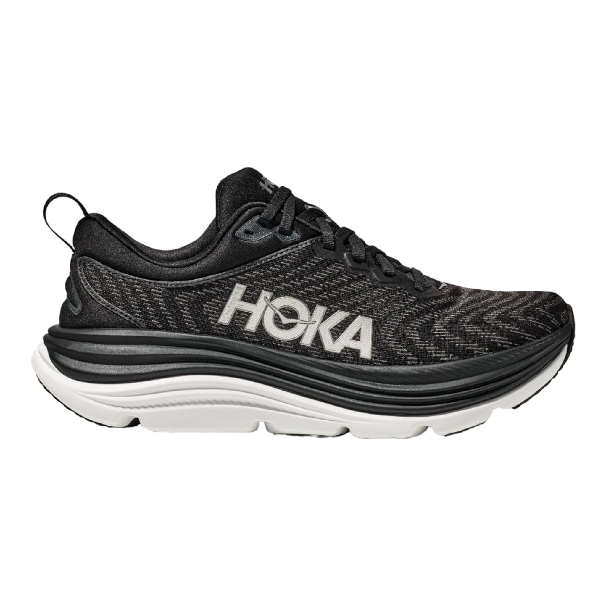 HOKA - Men's Gaviota 5 - Black/White / M / 7