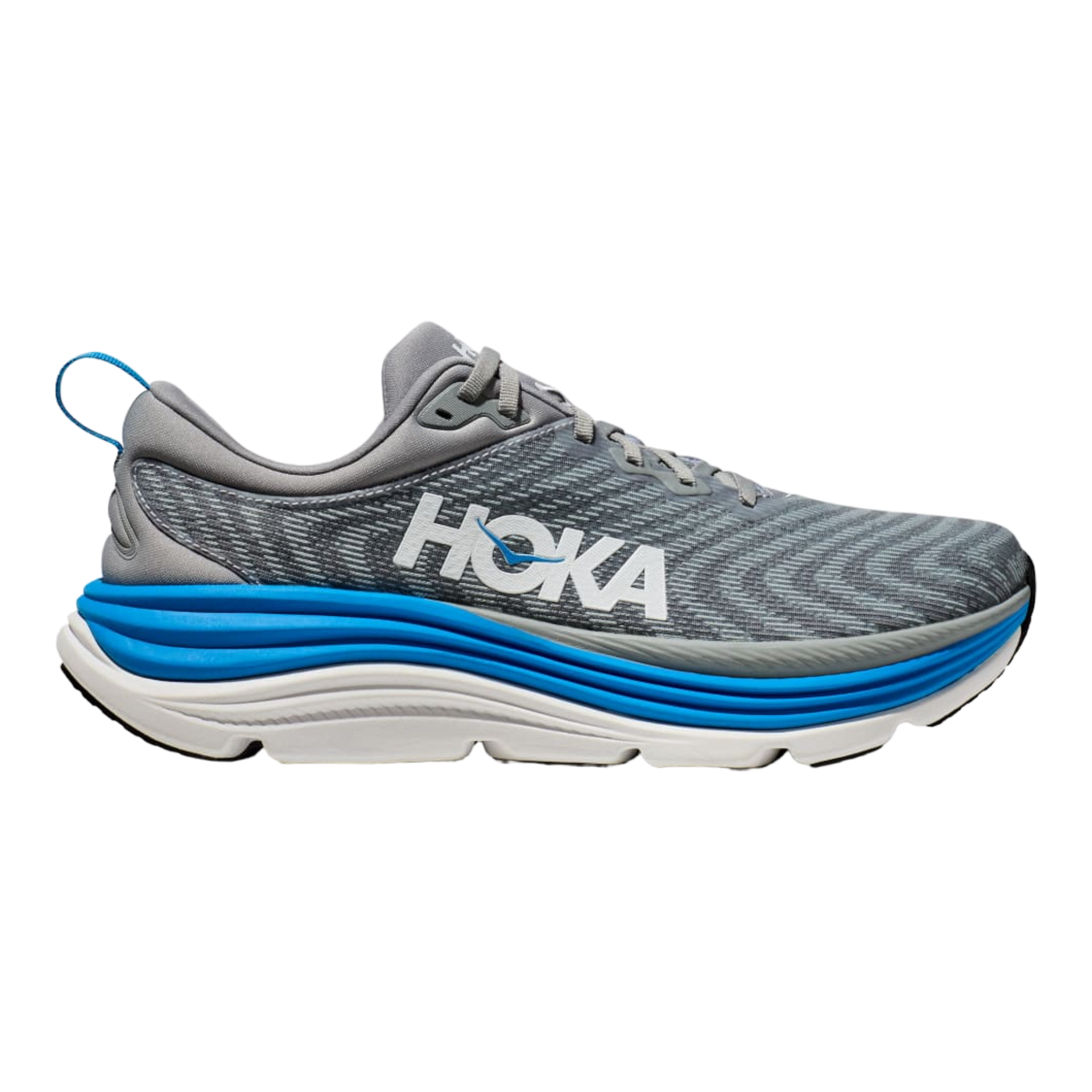 HOKA - Men's Gaviota 5 - Limestone/Diva Blue / M / 8