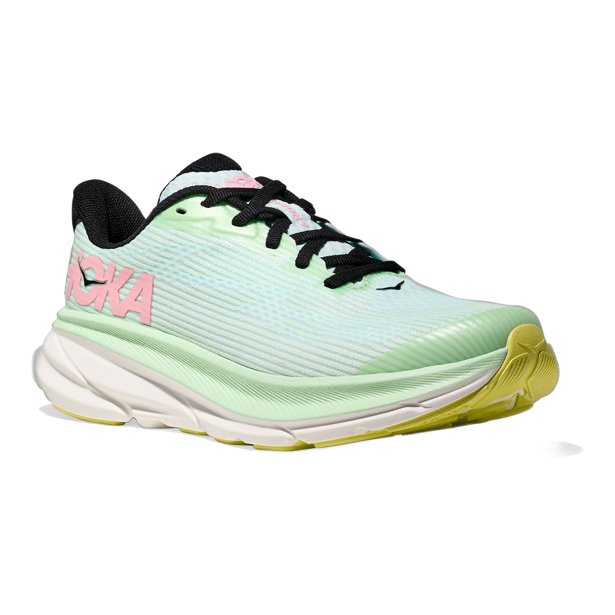 HOKA - Clifton 9 Youth - Mint Fluorite/Snow Melt / M / 5.5