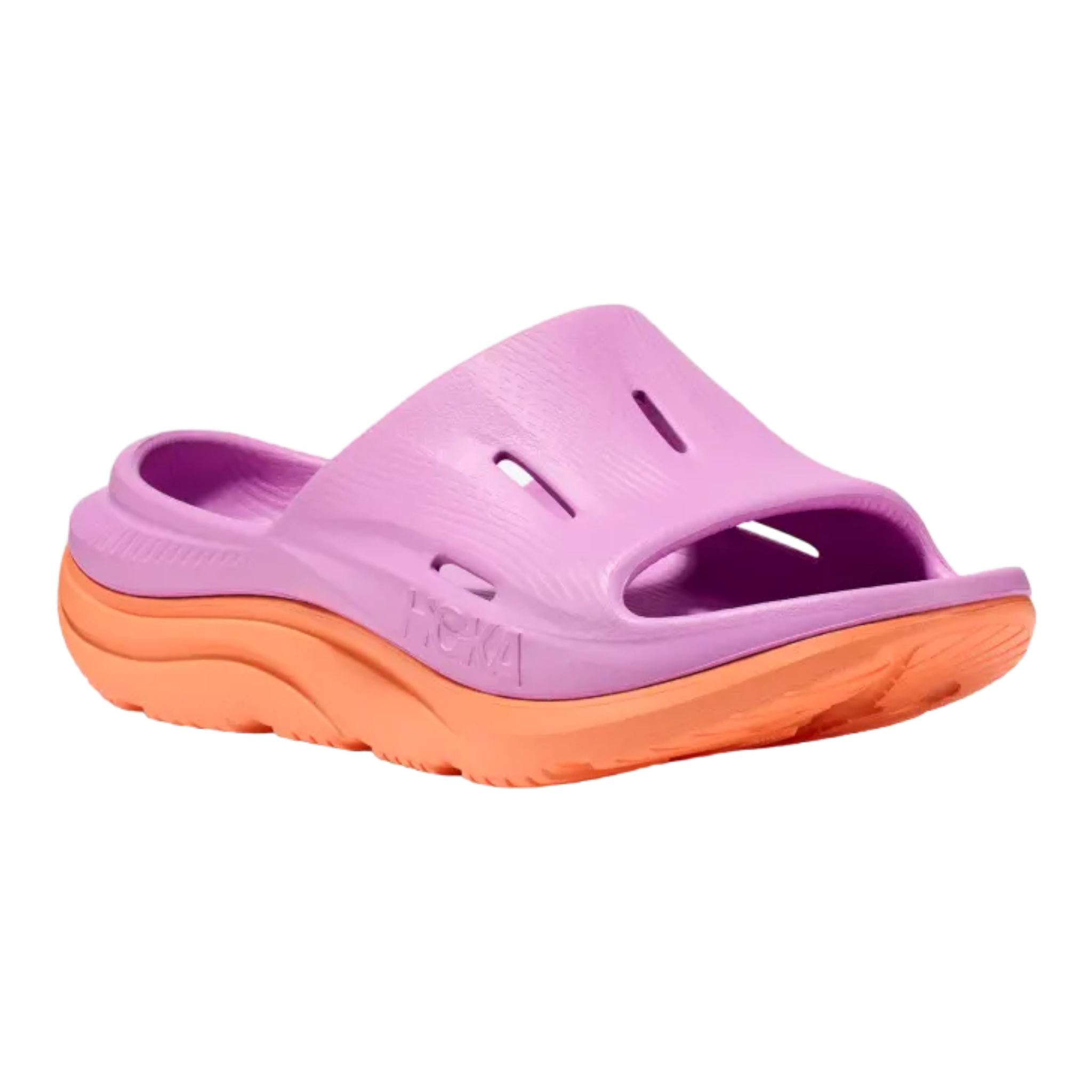 HOKA - Kids Ora Recovery Slide 3 - Cyclamen / Mock Orange / M / 5