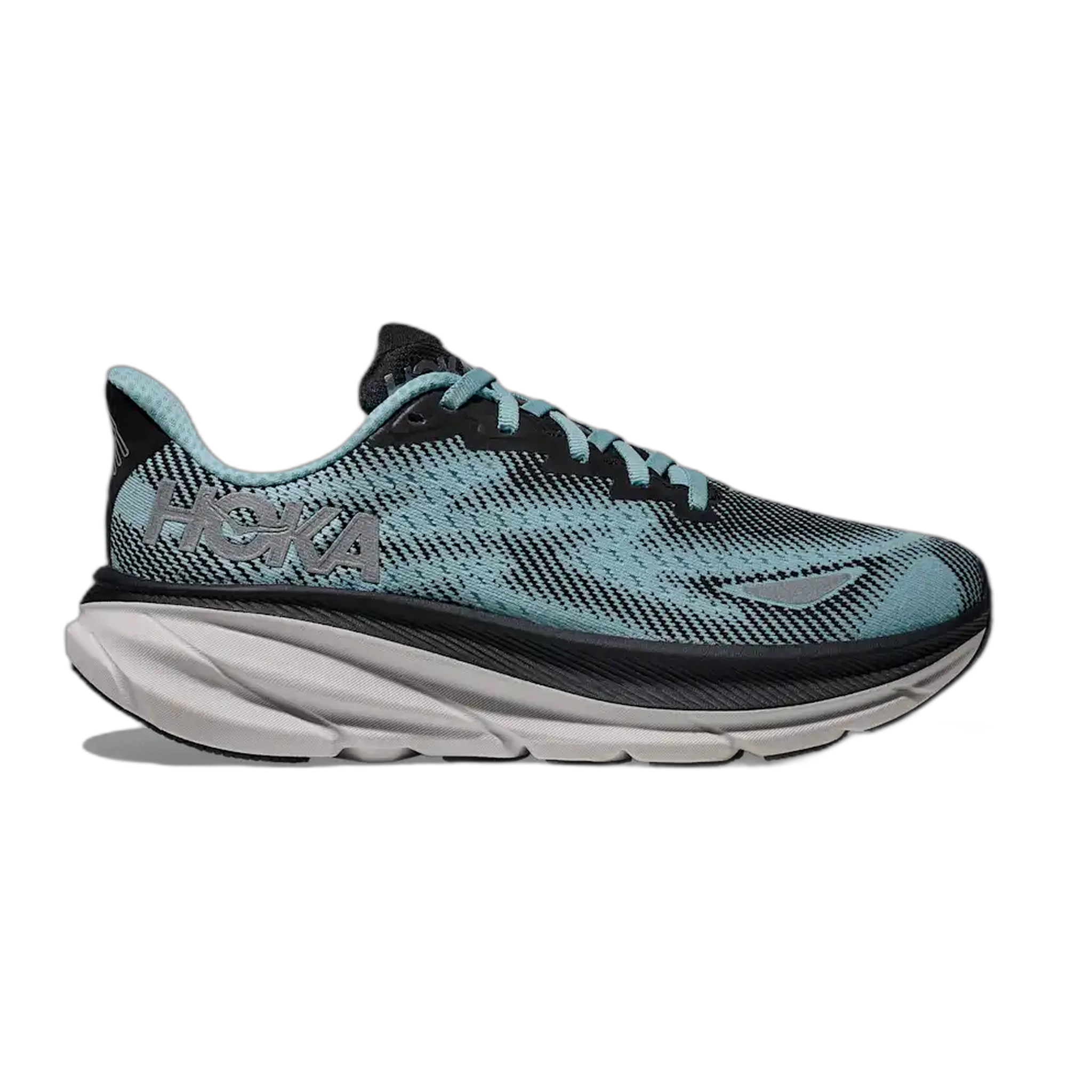 HOKA - Women's Clifton 9 GTX - Black/Raindrop / M / 6