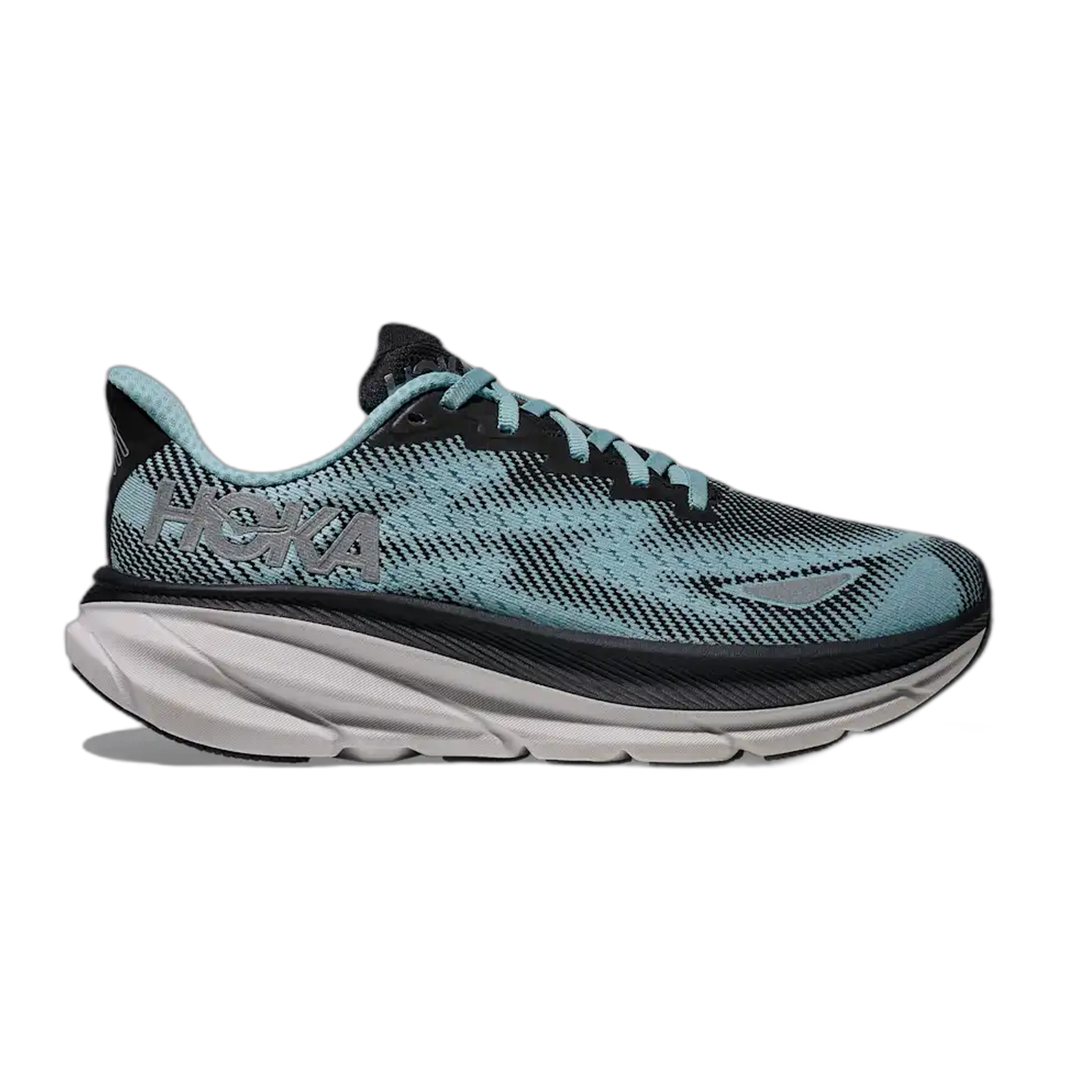 HOKA - Women's Clifton 9 GTX - Black/Raindrop / M / 6