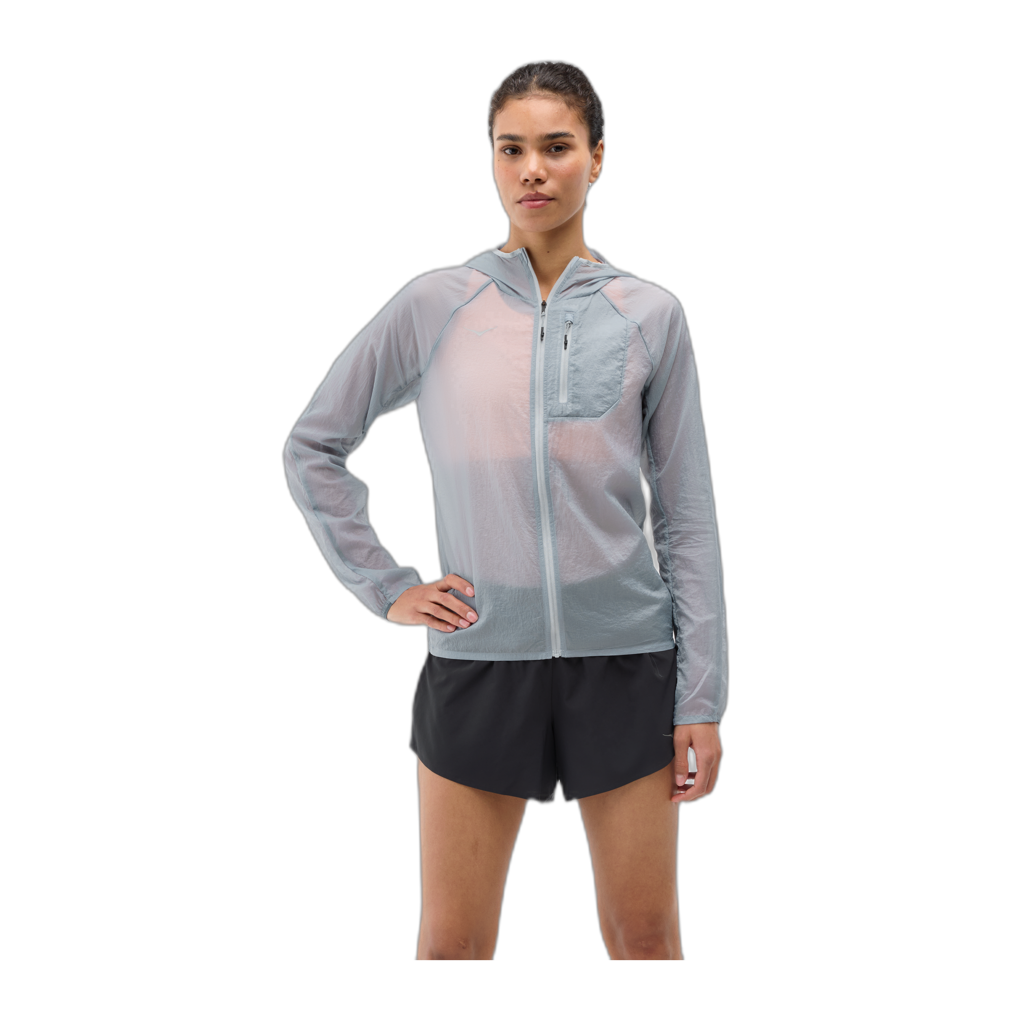 HOKA - Women's Skyflow Jacket - Mineral Blue / S