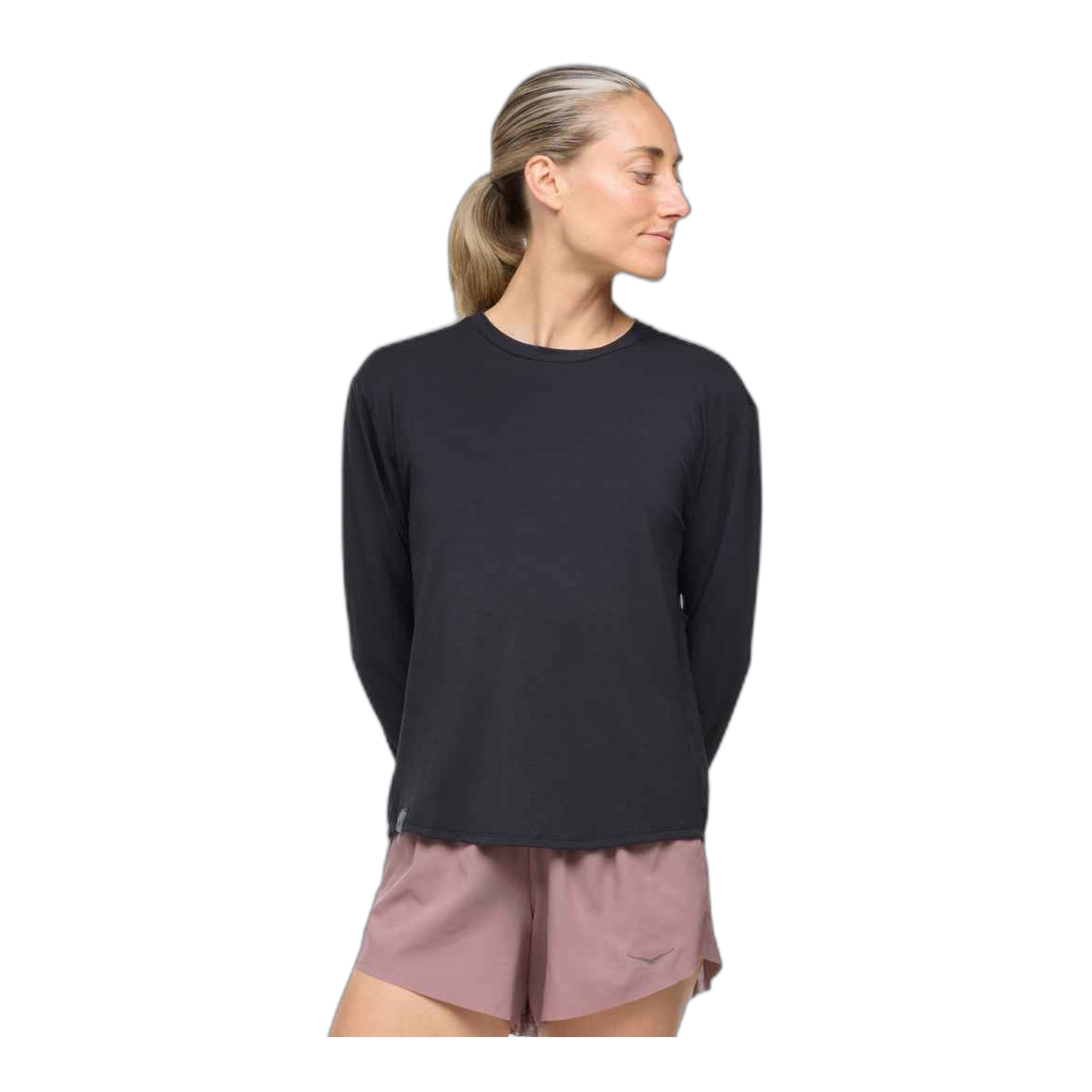 HOKA - HOKA Essential LS Tee - Black / M