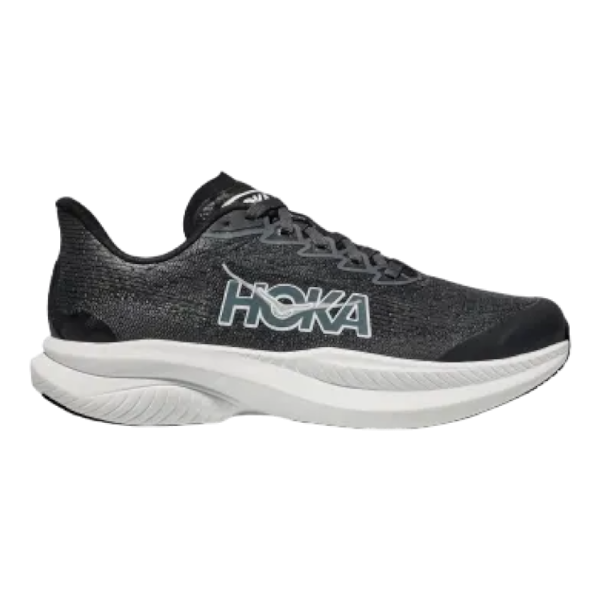 HOKA - Mach 6 Youth - Black / White / M / 3.5
