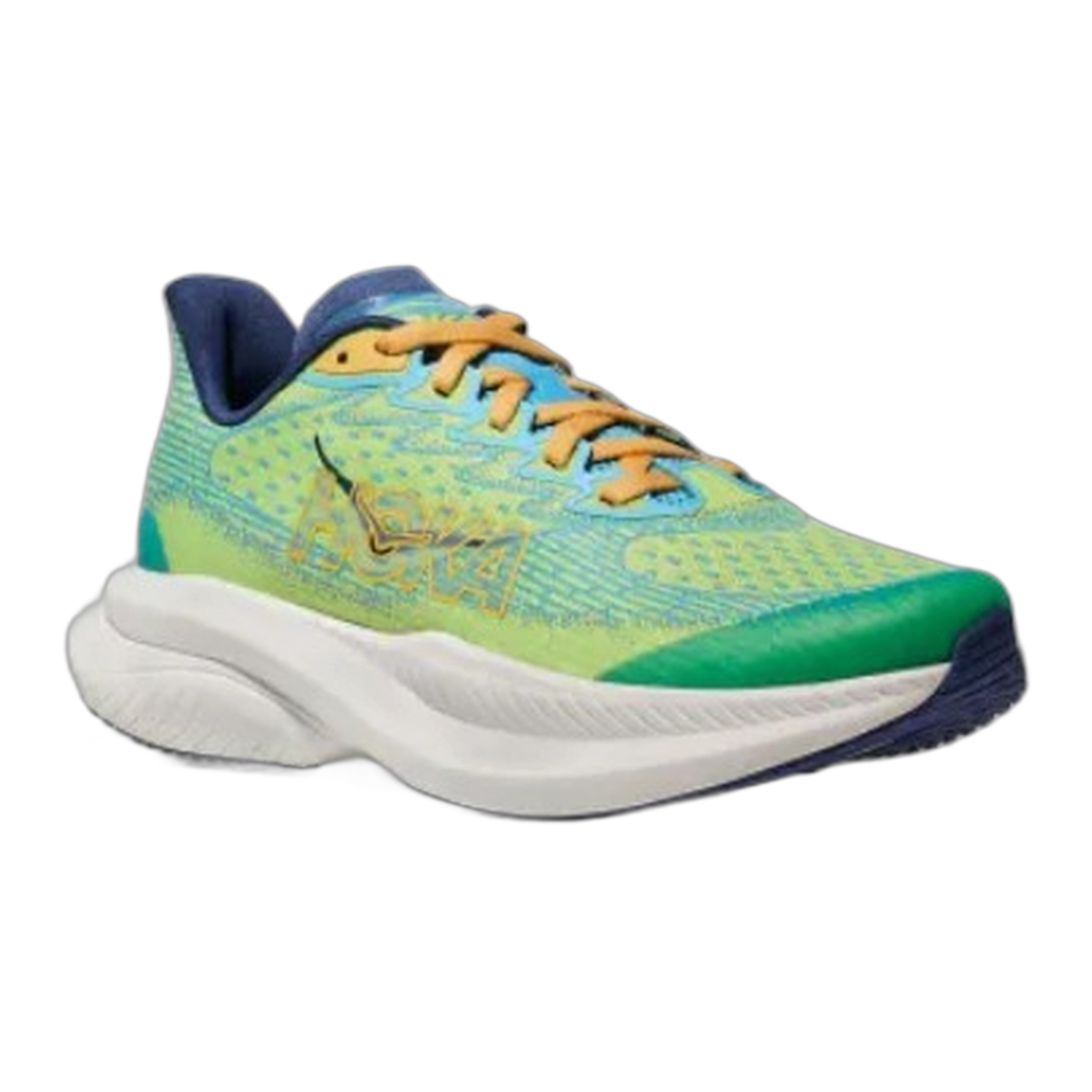 HOKA - Mach 6 Youth - Lettuce / Bellwether Blue / M / 6