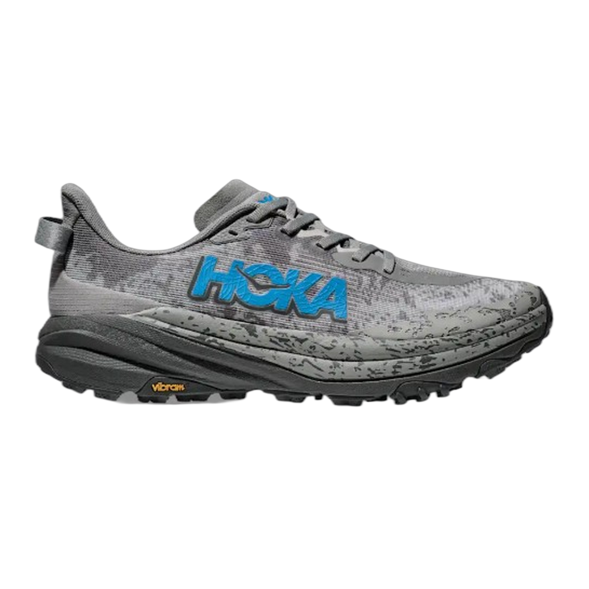 HOKA - Men's Speedgoat 6 - Charcoal Grey/Midnight Blue / M / 7
