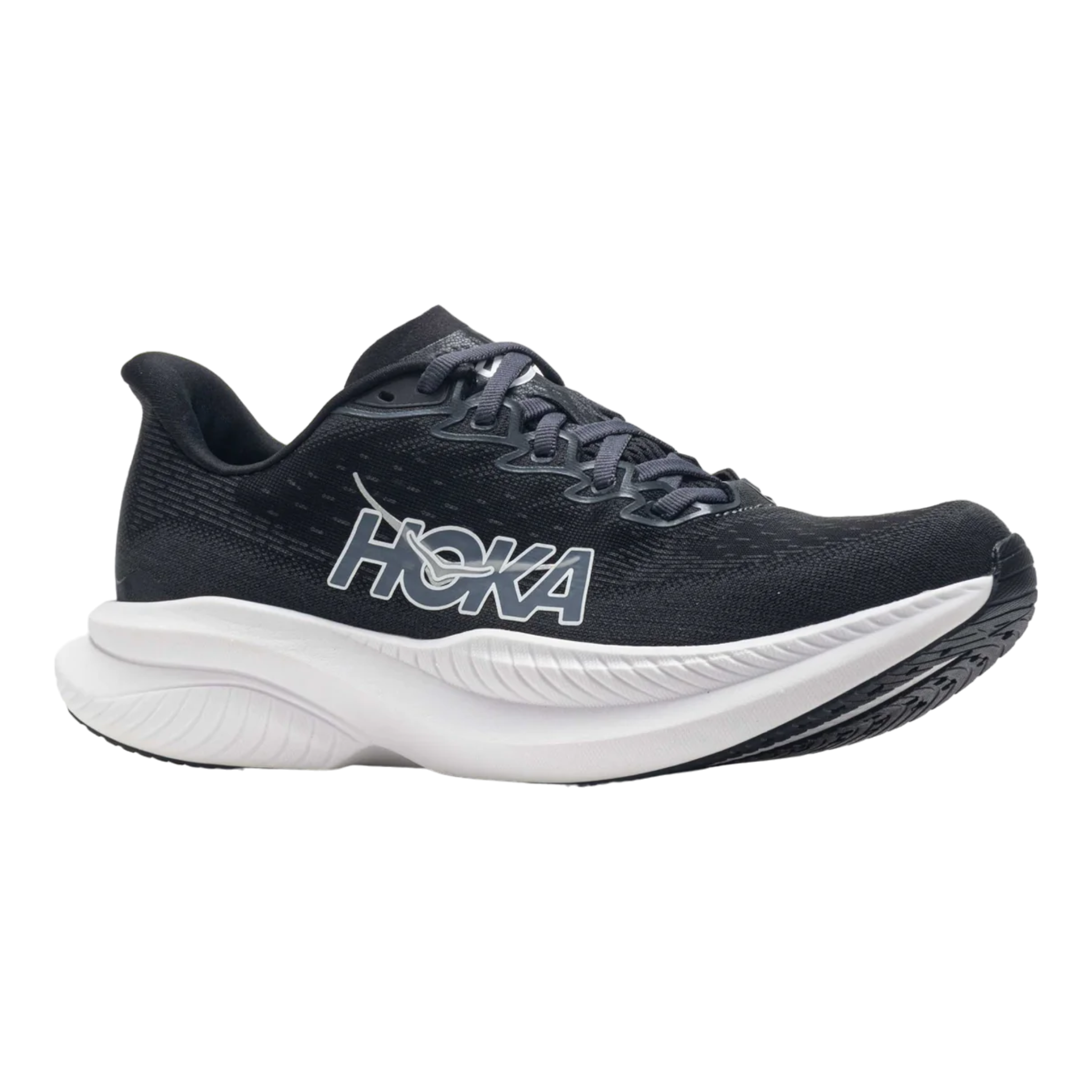 HOKA - Women's Mach 6 - Black / White / M / 6