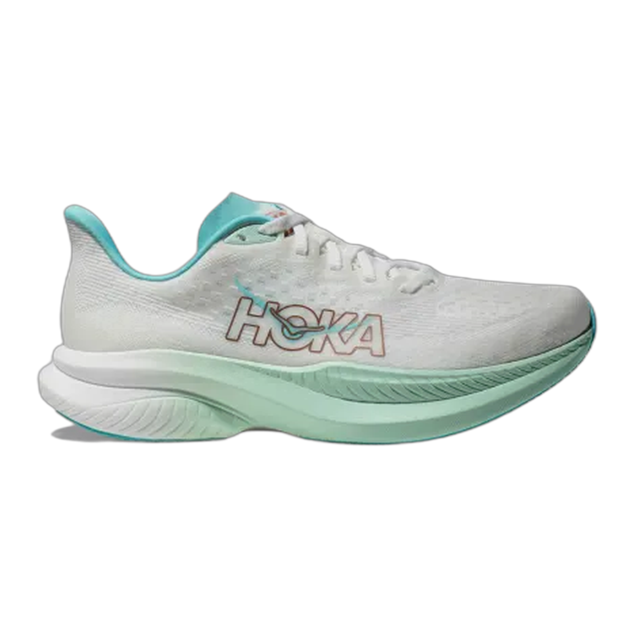 HOKA - Women's Mach 6 - Frost/Rose Gold / M / 6.5