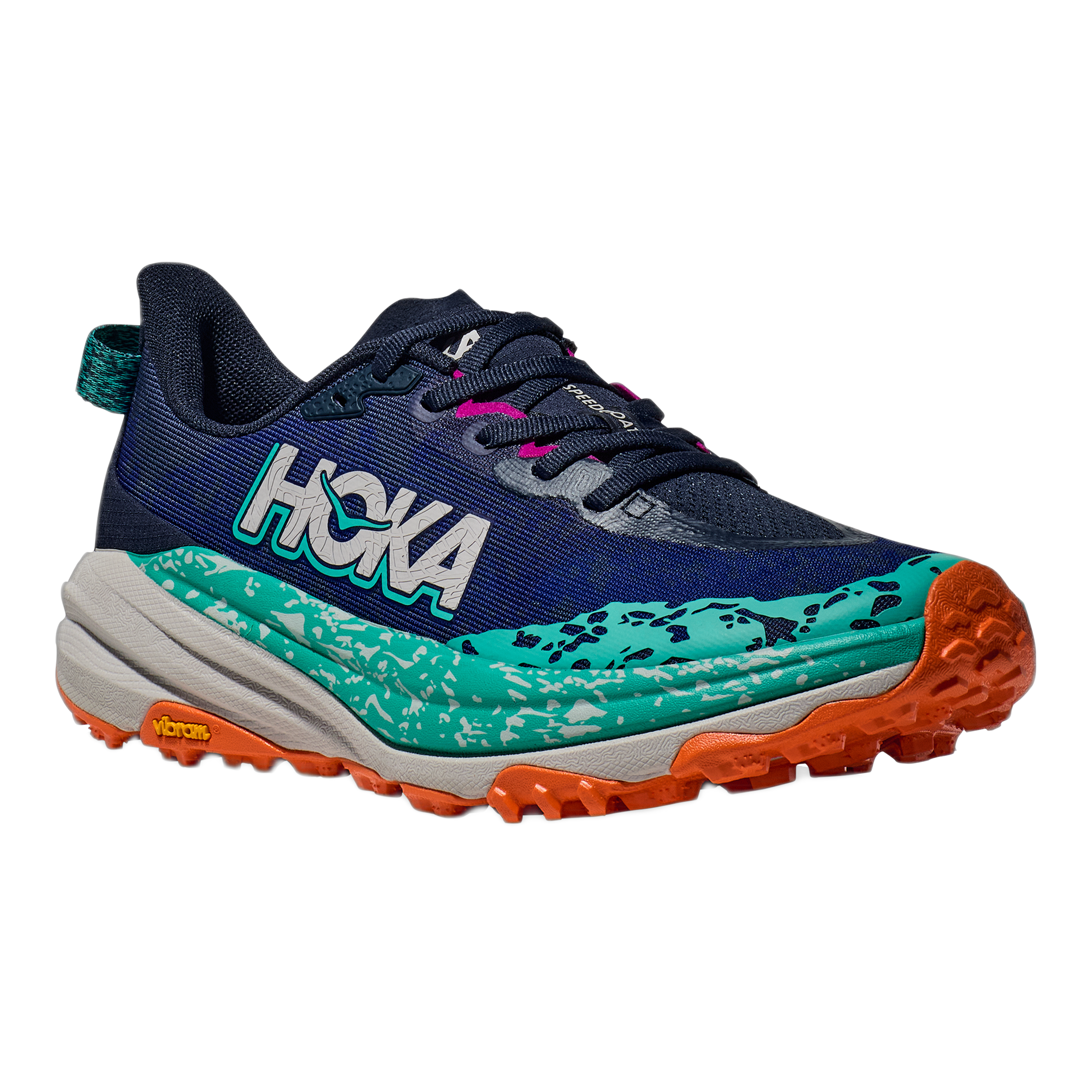 HOKA - Women's Speedgoat 6 - Varsity Navy/Meteor / M / 5